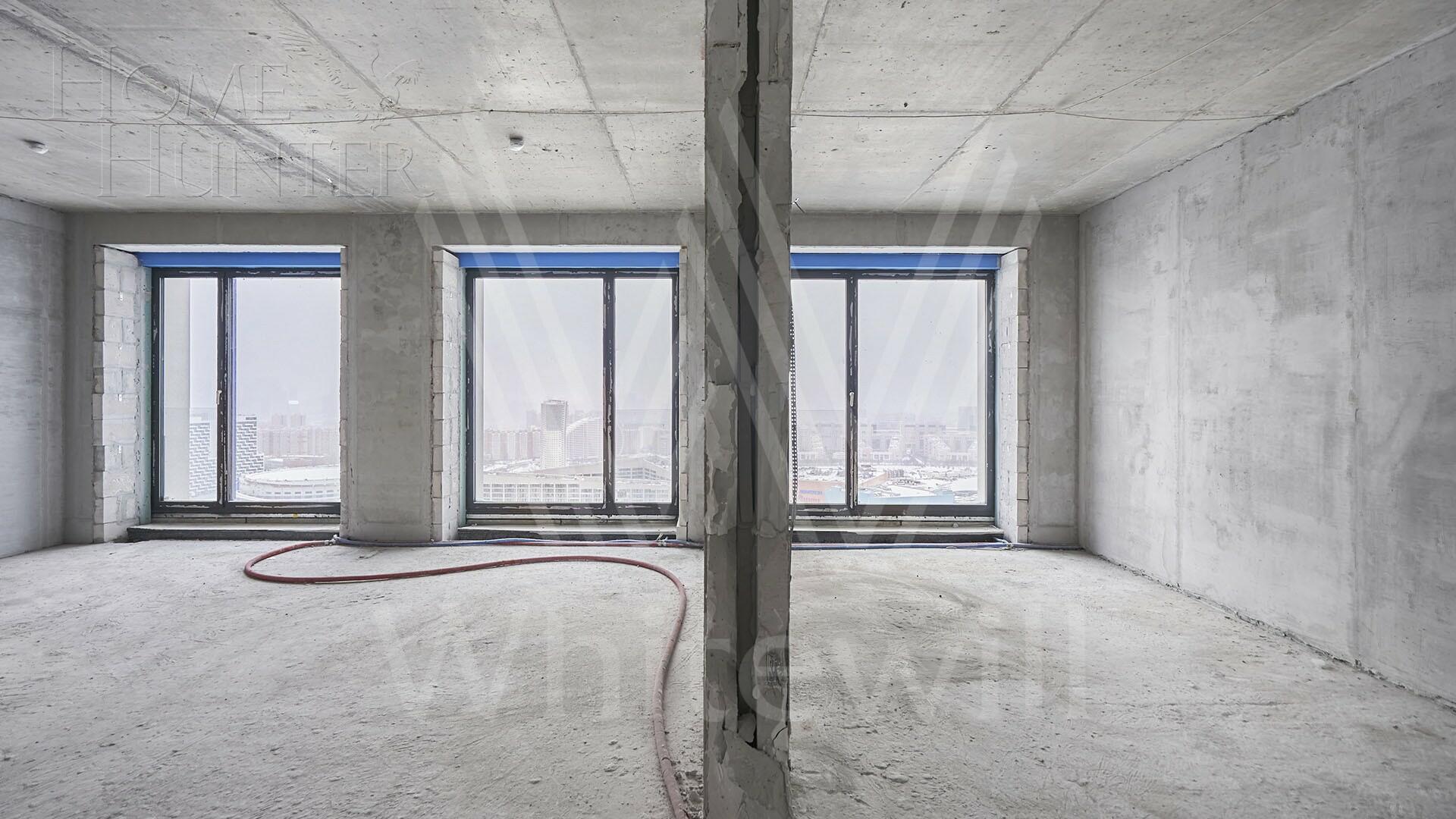 5-КОМН. КВАРТИРА БЕЗ ОТДЕЛКИ 160 М² НА 31 ЭТАЖЕ