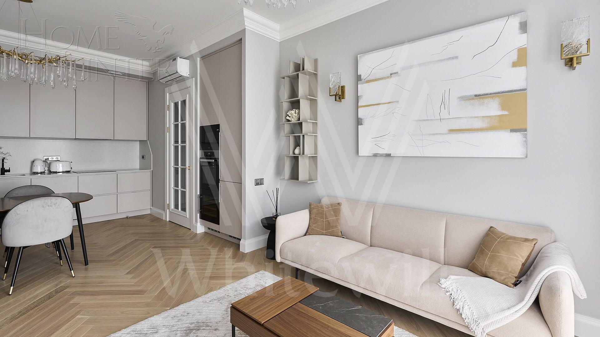 3-КОМН. КВАРТИРА С ОТДЕЛКОЙ 79 М² НА 27 ЭТАЖЕ