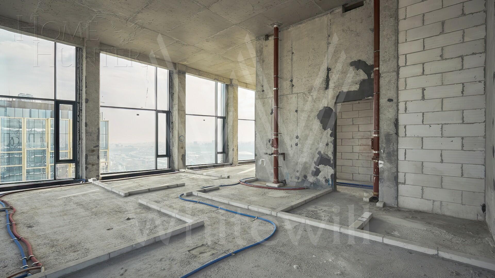 4-КОМН. КВАРТИРА БЕЗ ОТДЕЛКИ 165 М² НА 41 ЭТАЖЕ