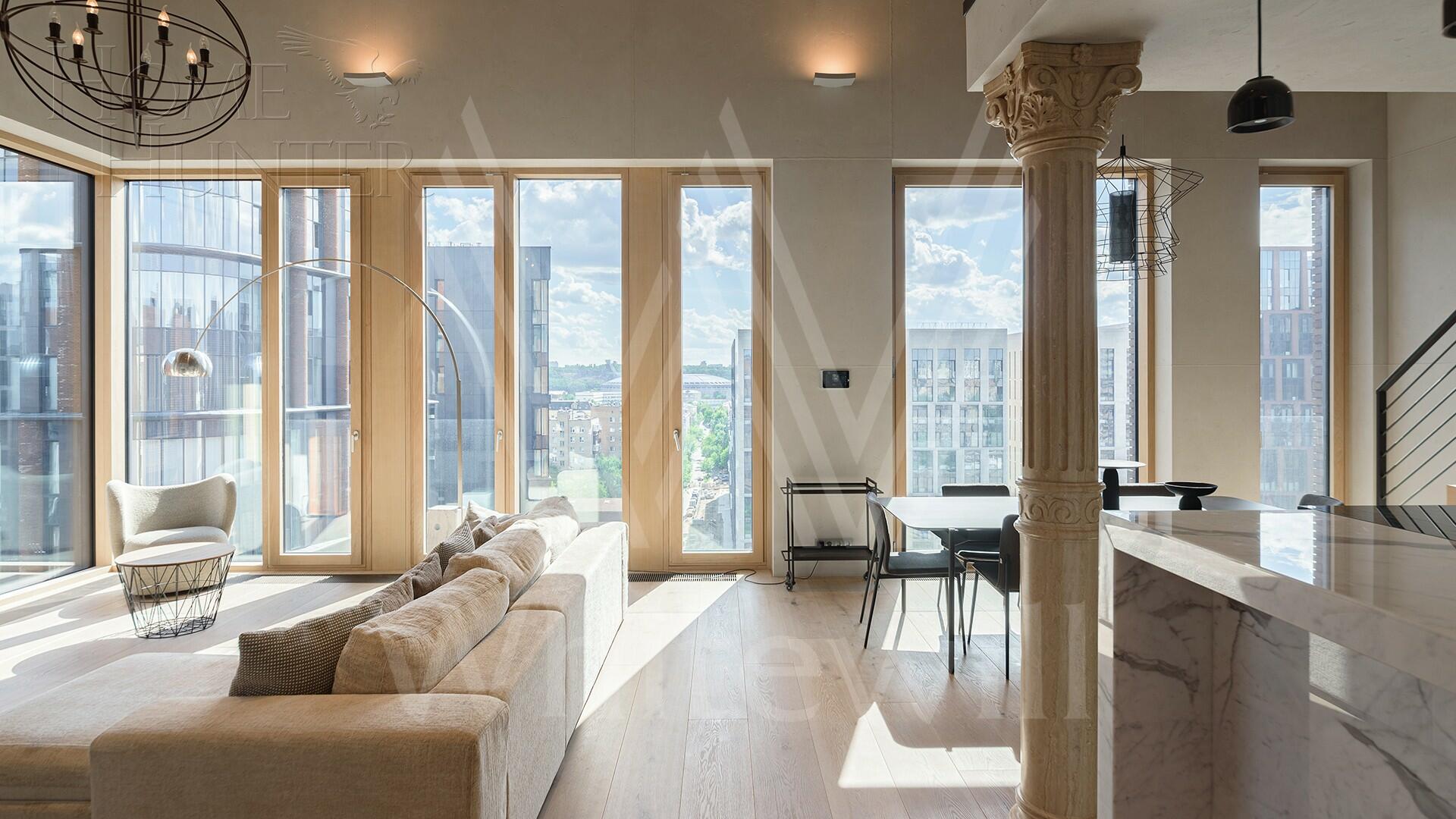 2-УРОВНЕВЫЙ ПЕНТХАУС С ОТДЕЛКОЙ 303 М² НА 11 ЭТАЖЕ