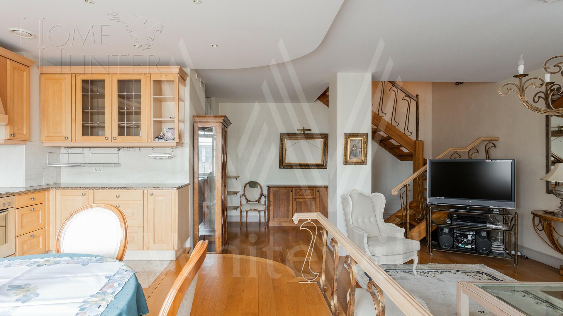 2-УРОВНЕВЫЙ ПЕНТХАУС С ОТДЕЛКОЙ 100 М² НА 6 ЭТАЖЕ