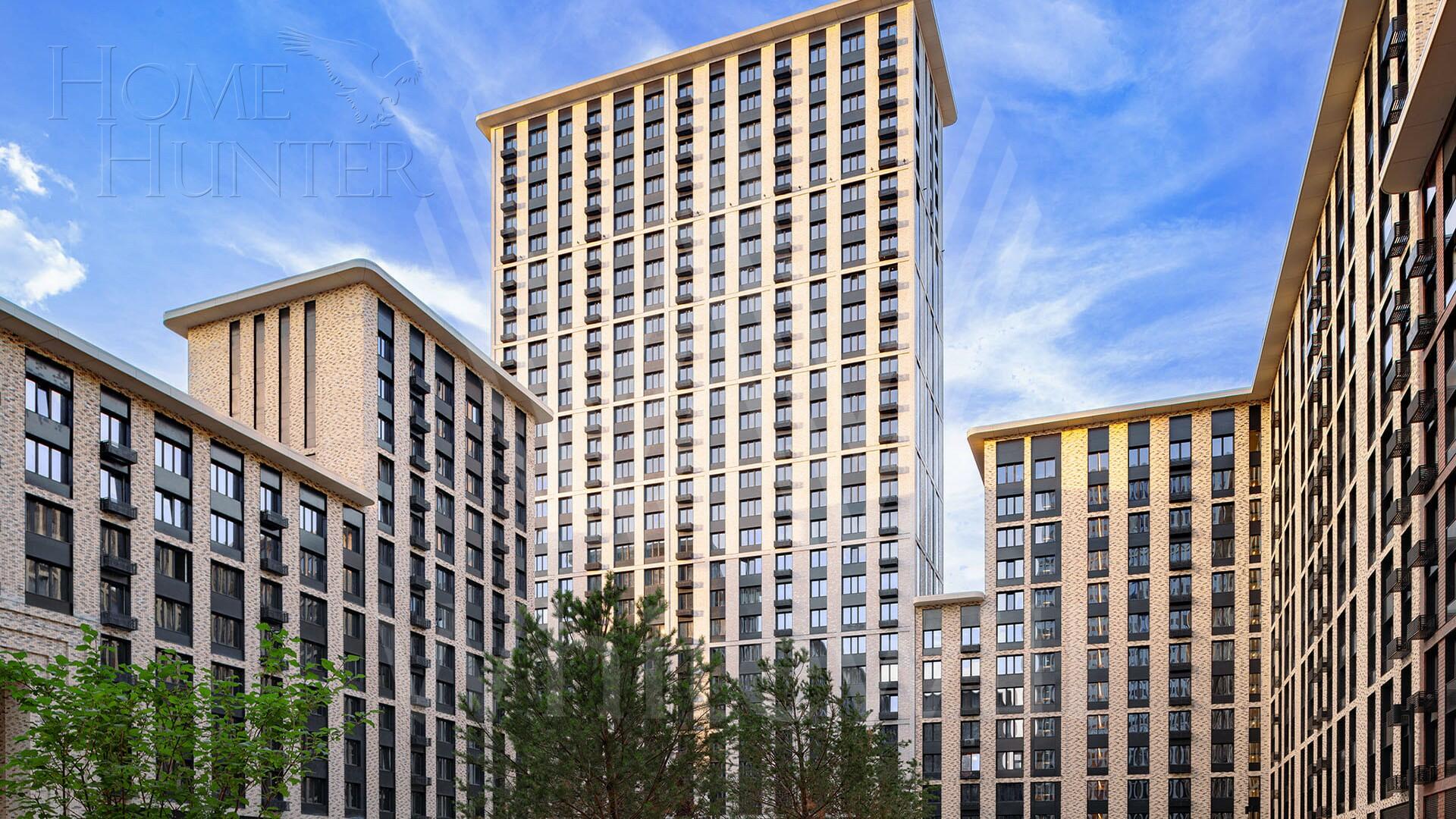 2-КОМН. КВАРТИРА БЕЗ ОТДЕЛКИ 74 М² НА 9 ЭТАЖЕ