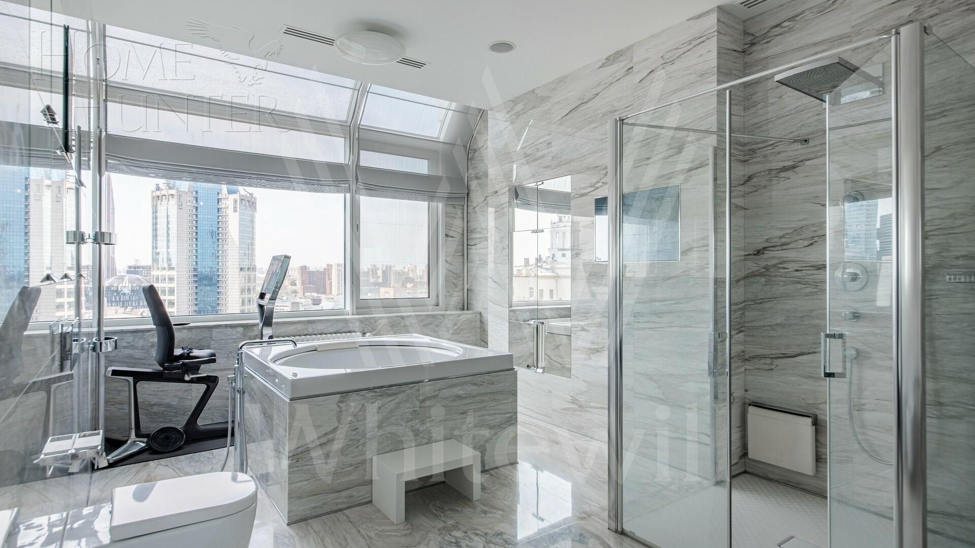 2-УРОВНЕВЫЙ ПЕНТХАУС С ОТДЕЛКОЙ 220 М² НА 14 ЭТАЖЕ