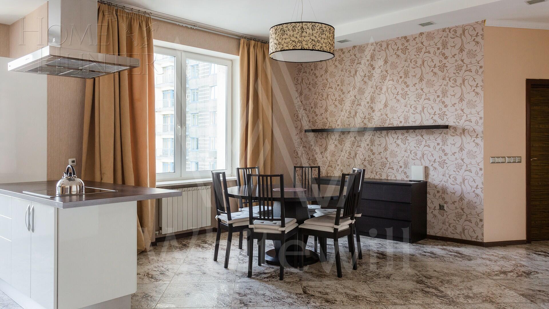 3-КОМН. КВАРТИРА С ОТДЕЛКОЙ 186 М² НА 29 ЭТАЖЕ