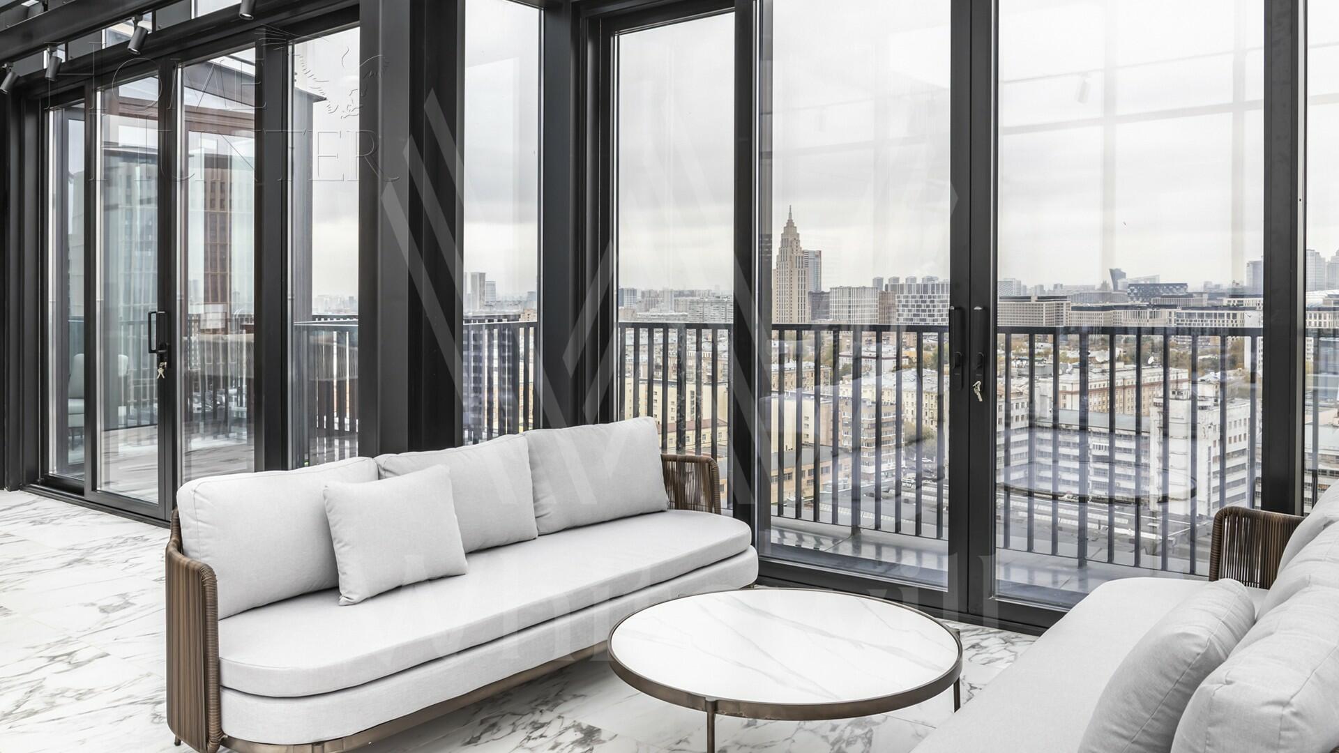 6-КОМН. ПЕНТХАУС С ОТДЕЛКОЙ 400 М² НА 20 ЭТАЖЕ