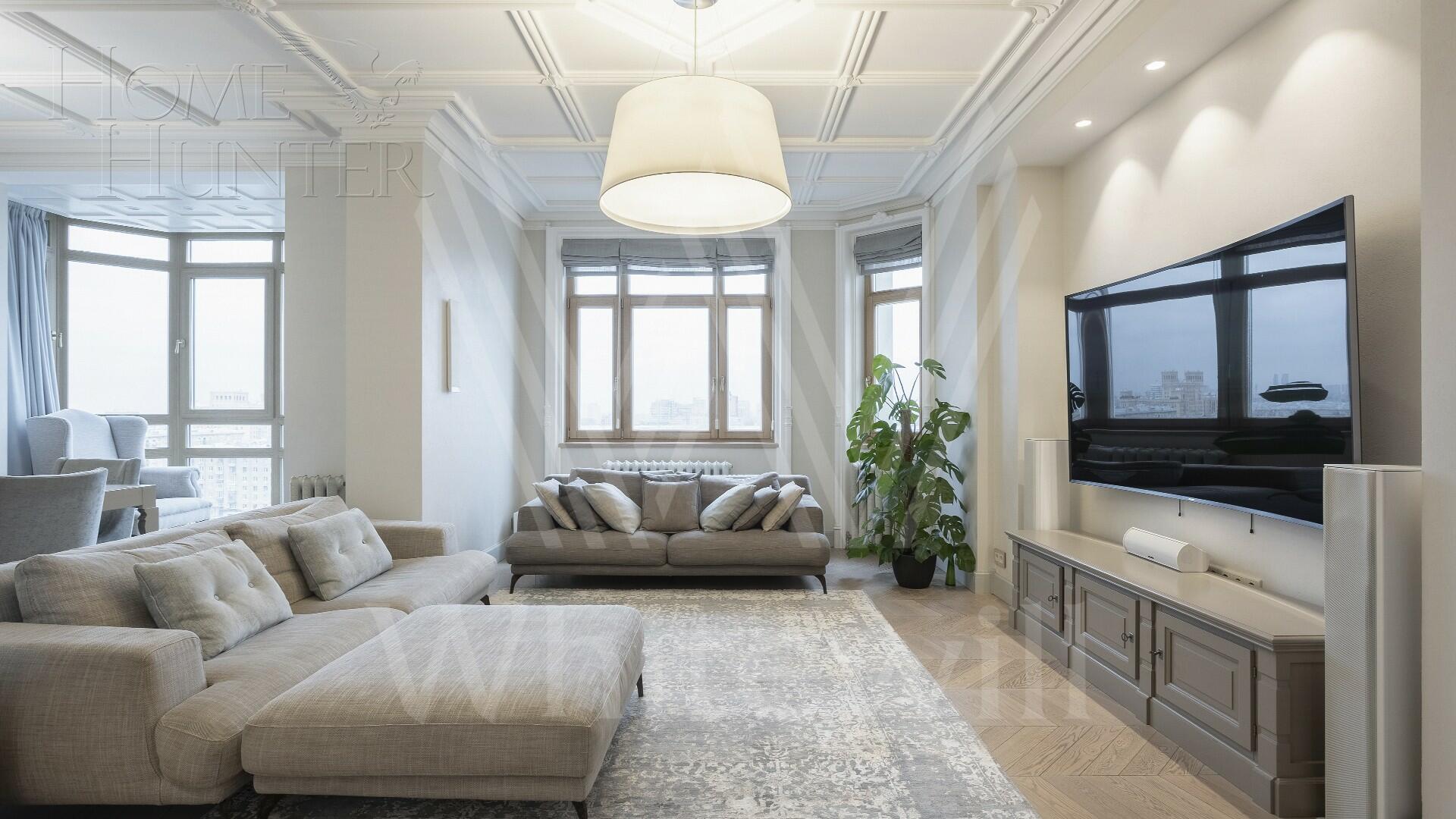 5-КОМН. КВАРТИРА С ОТДЕЛКОЙ 174 М² НА 12 ЭТАЖЕ