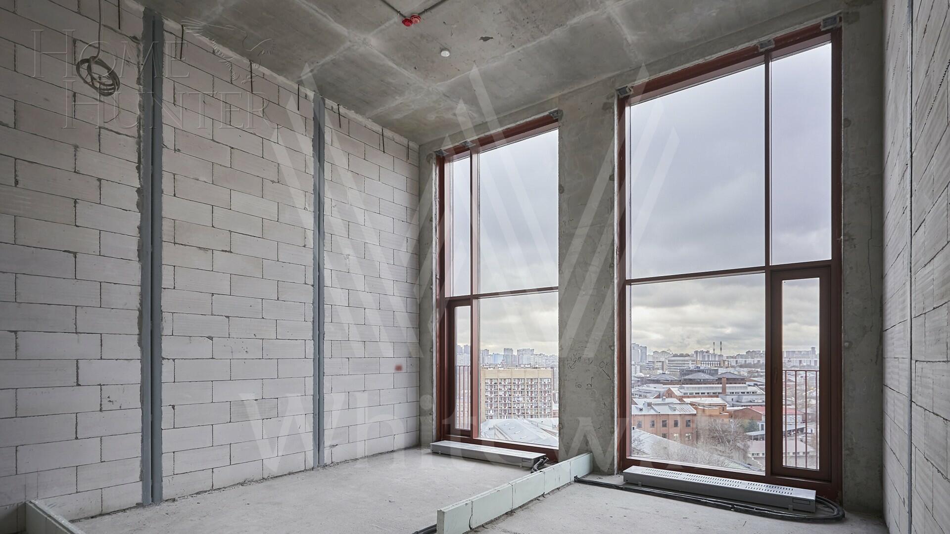 3-КОМН. ПЕНТХАУС БЕЗ ОТДЕЛКИ 65 М² НА 10 ЭТАЖЕ