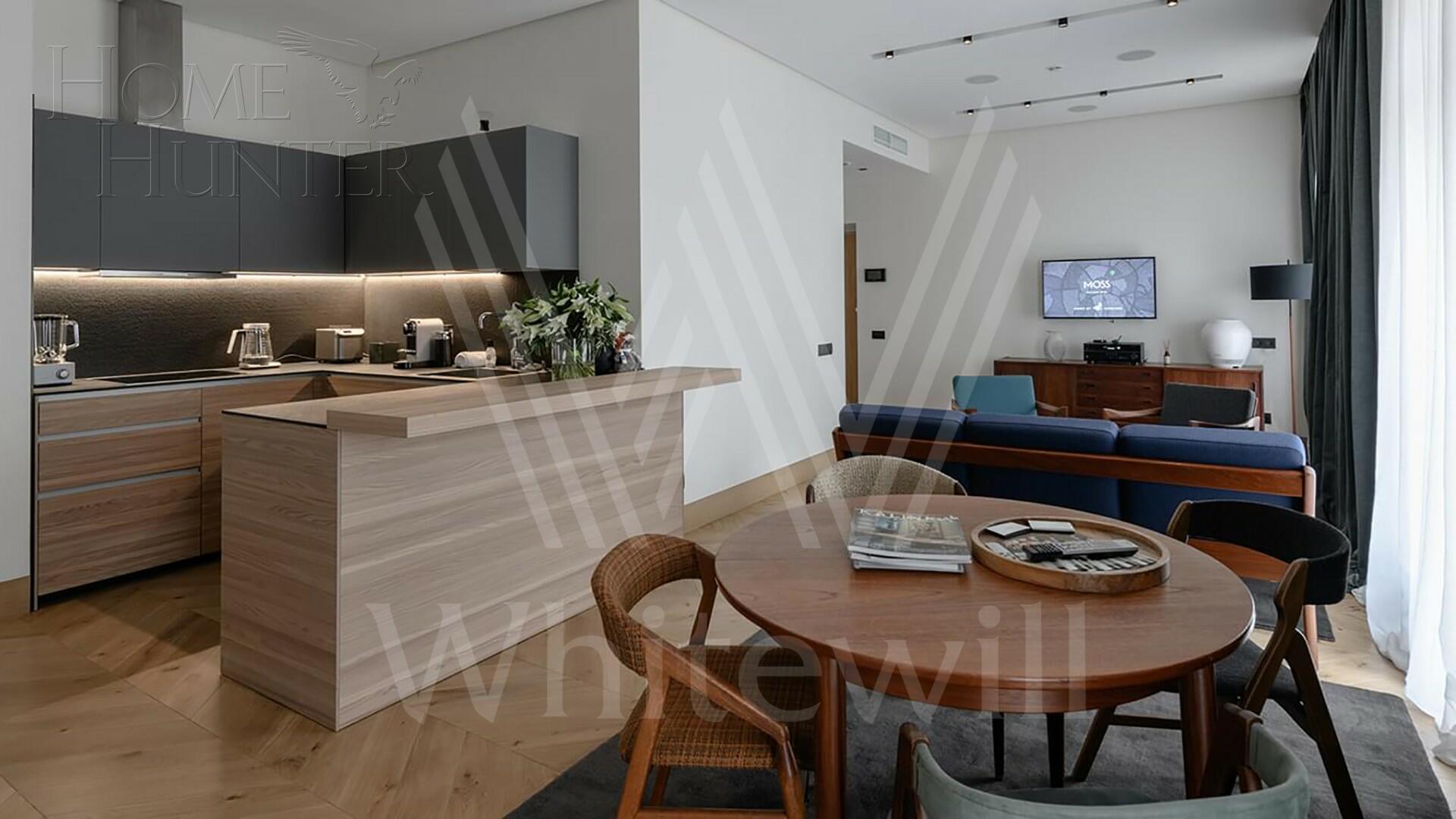 2-КОМН. АПАРТАМЕНТЫ С ОТДЕЛКОЙ 95 М² НА 3 ЭТАЖЕ