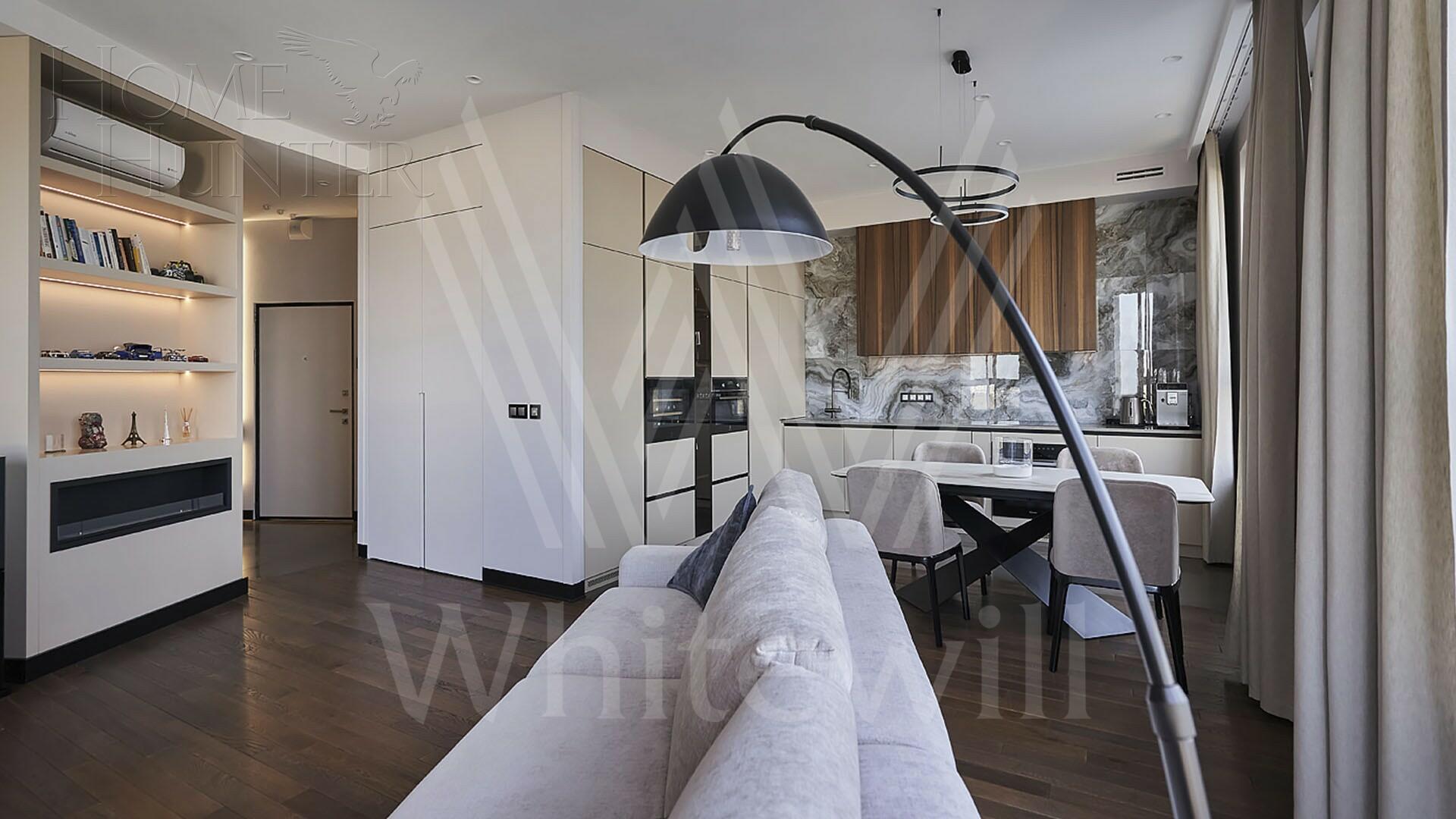 3-КОМН. КВАРТИРА С ОТДЕЛКОЙ 88 М² НА 23 ЭТАЖЕ