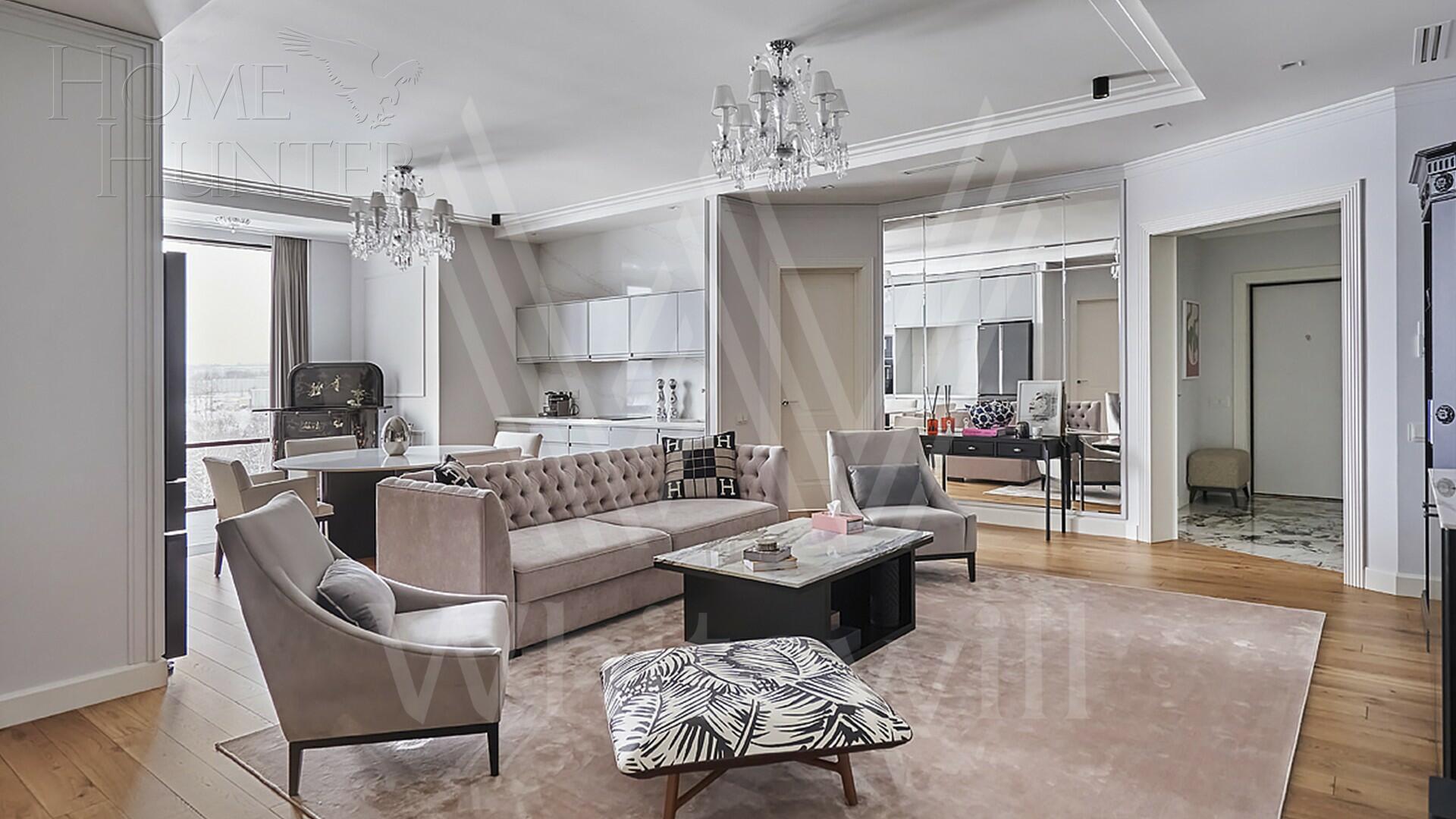 4-КОМН. КВАРТИРА С ОТДЕЛКОЙ 134 М² НА 6 ЭТАЖЕ