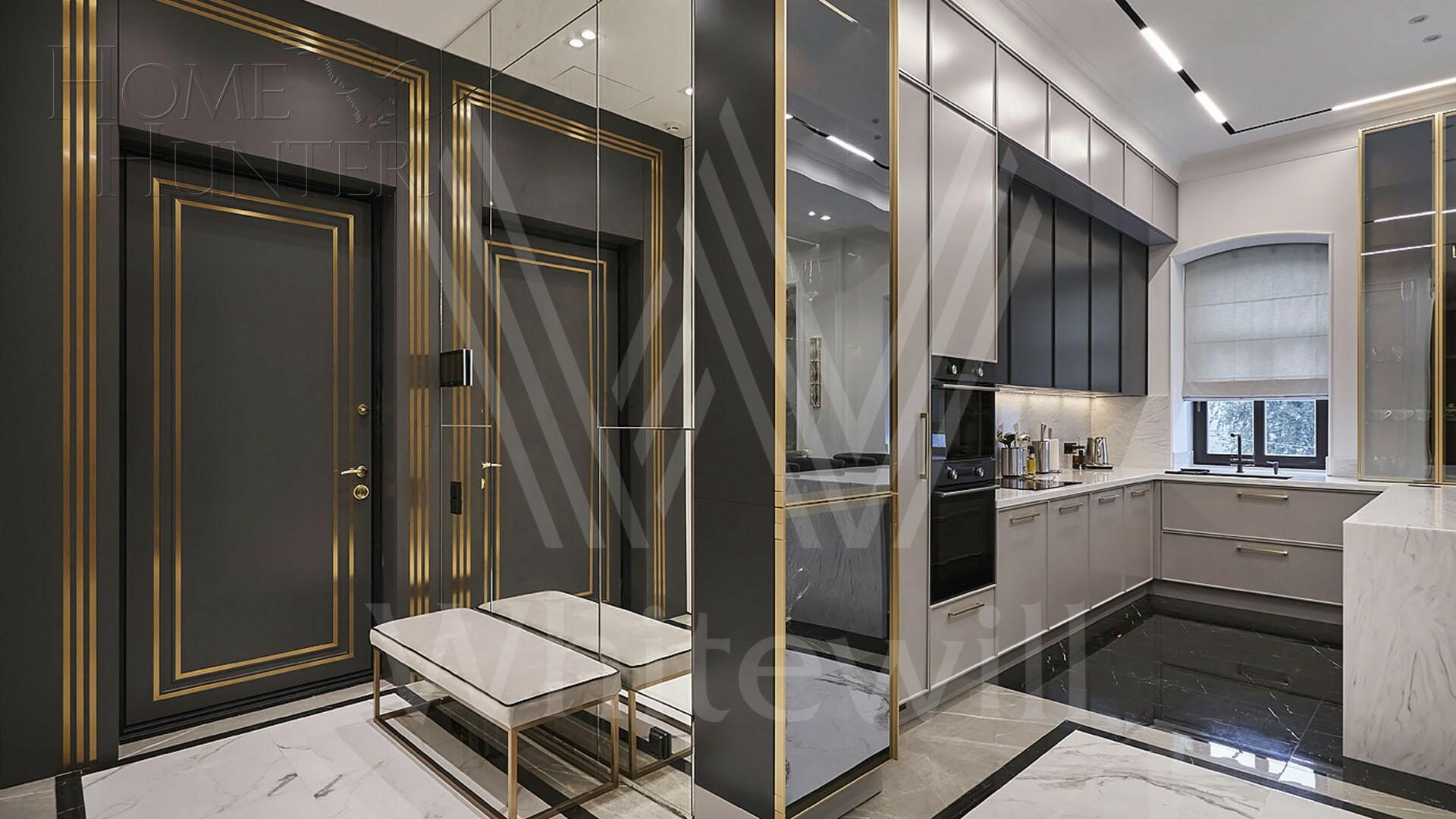 3-КОМН. АПАРТАМЕНТЫ С ОТДЕЛКОЙ 125.5 М² НА 3 ЭТАЖЕ