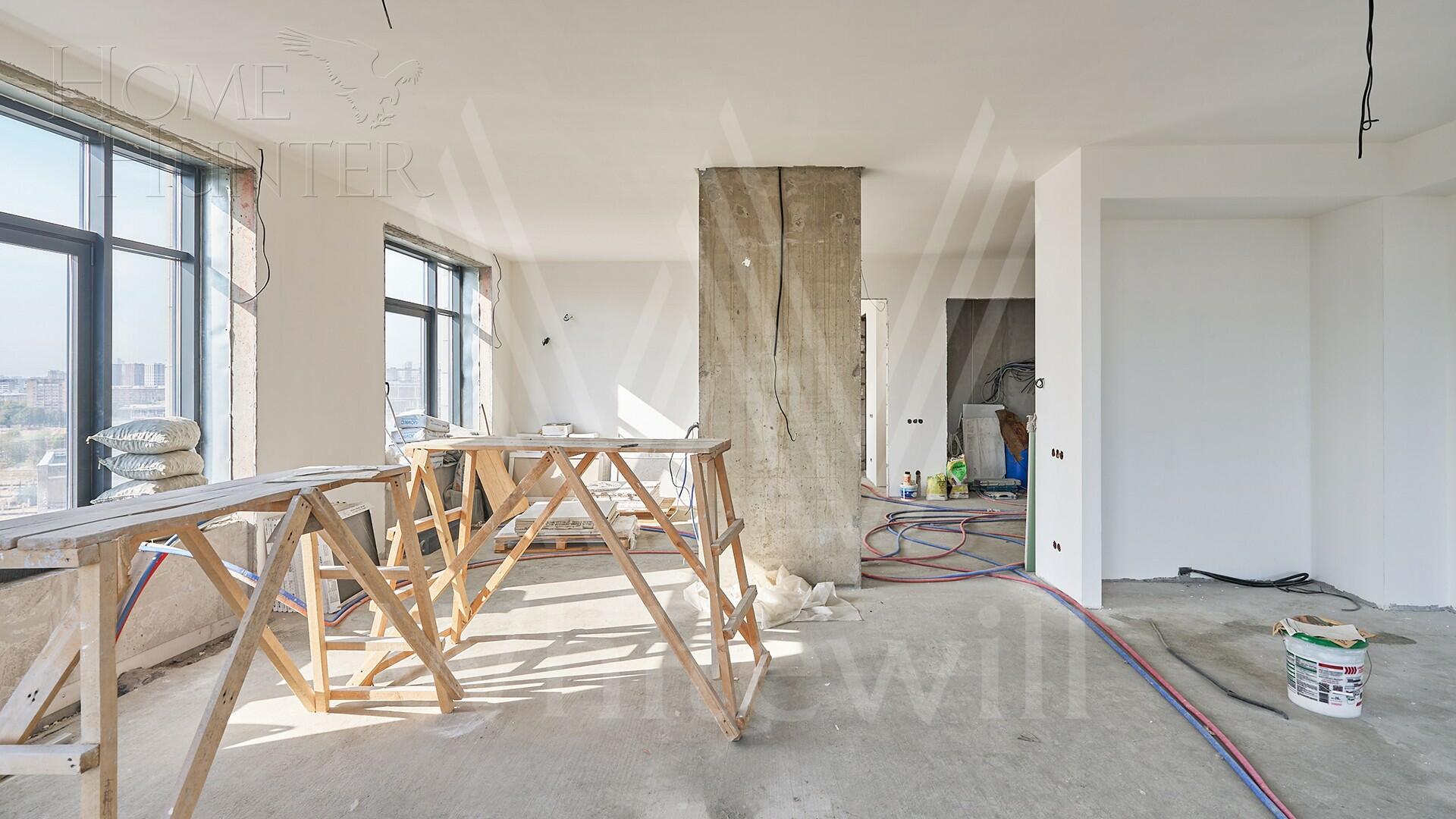 4-КОМН. КВАРТИРА БЕЗ ОТДЕЛКИ 180 М² НА 14 ЭТАЖЕ