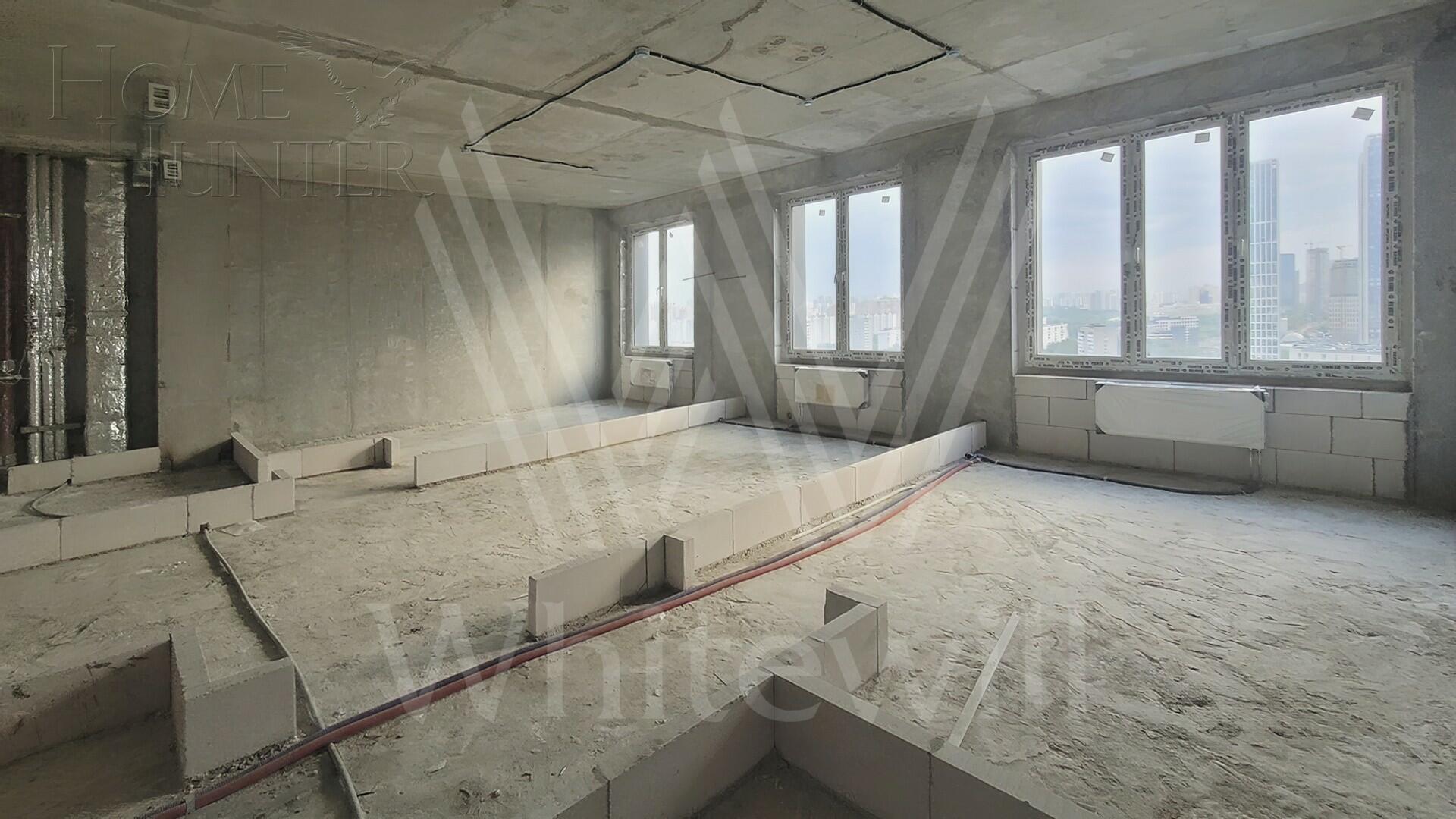 3-КОМН. КВАРТИРА БЕЗ ОТДЕЛКИ 64 М² НА 20 ЭТАЖЕ