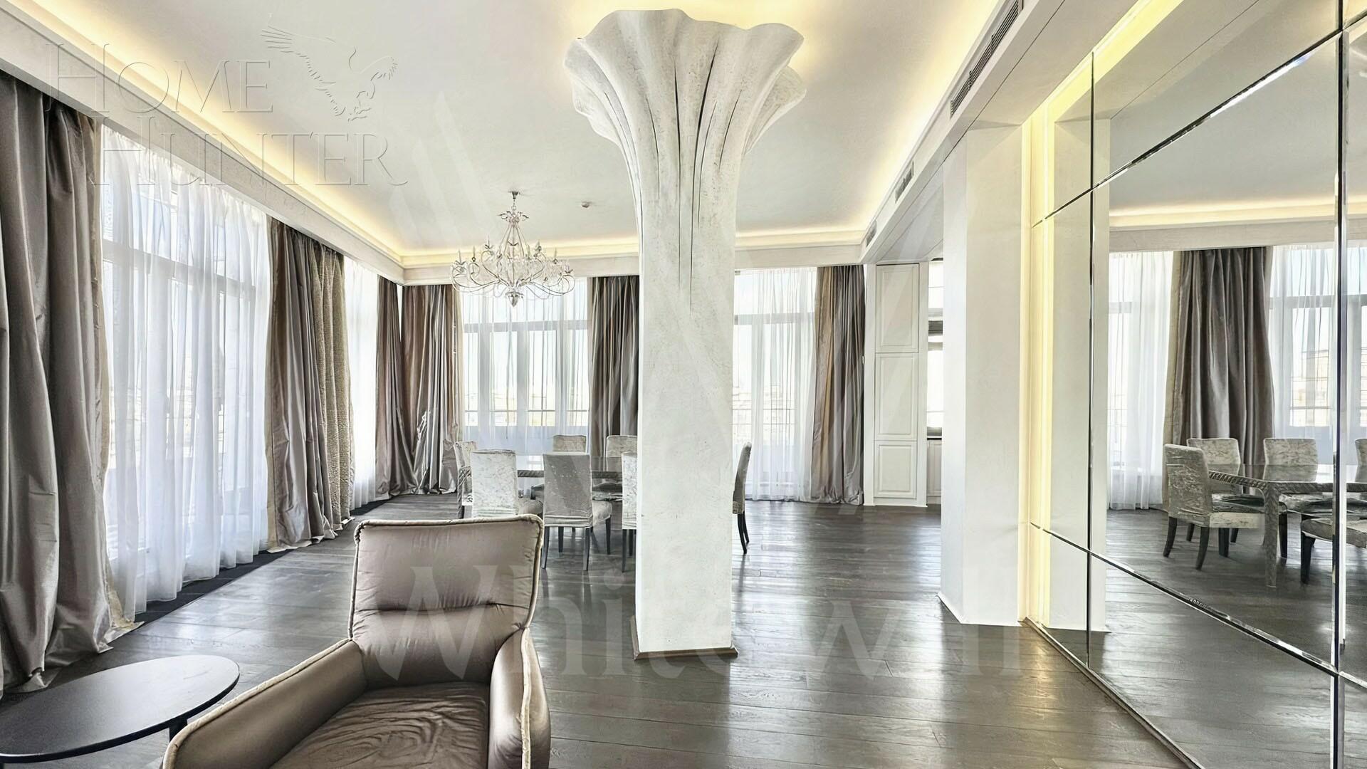 2-УРОВНЕВЫЙ ПЕНТХАУС С ОТДЕЛКОЙ 273 М² НА 7 ЭТАЖЕ