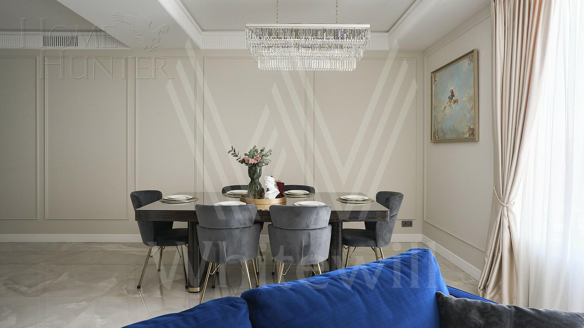 3-КОМН. АПАРТАМЕНТЫ С ОТДЕЛКОЙ 118 М² НА 9 ЭТАЖЕ