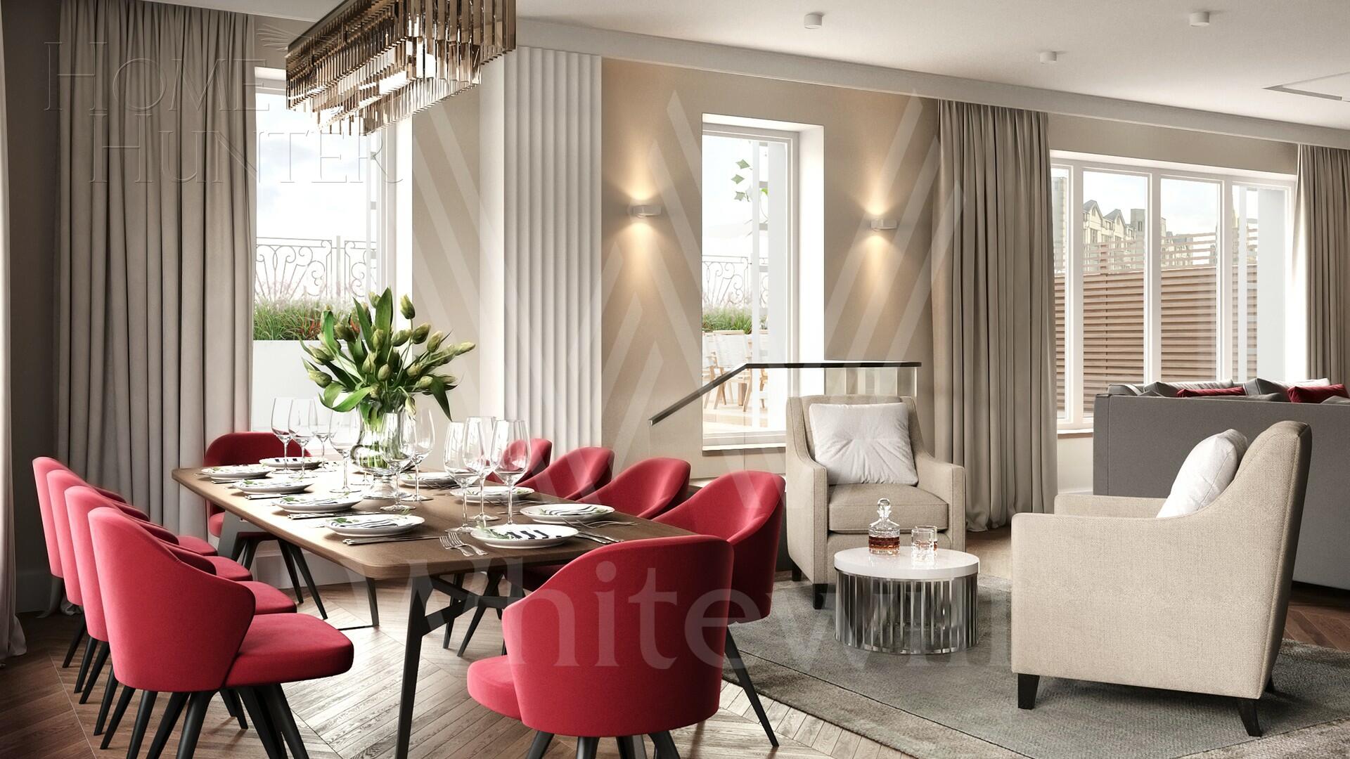 2-УРОВНЕВЫЙ ПЕНТХАУС БЕЗ ОТДЕЛКИ 254.3 М² НА 7 ЭТАЖЕ