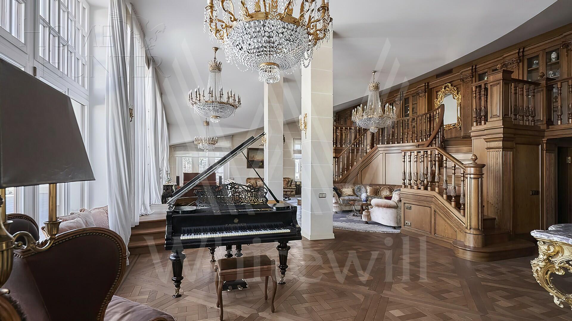 2-УРОВНЕВЫЙ ПЕНТХАУС С ОТДЕЛКОЙ 584 М² НА 5 ЭТАЖЕ