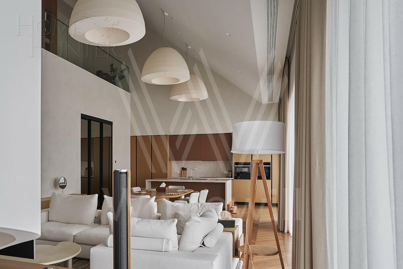 2-УРОВНЕВЫЙ ПЕНТХАУС С ОТДЕЛКОЙ 269.6 М² НА 5 ЭТАЖЕ