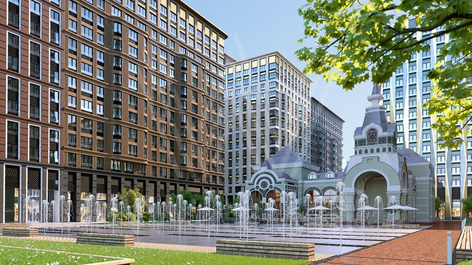 3-КОМН. АПАРТАМЕНТЫ С ОТДЕЛКОЙ 94.7 М² НА 16 ЭТАЖЕ