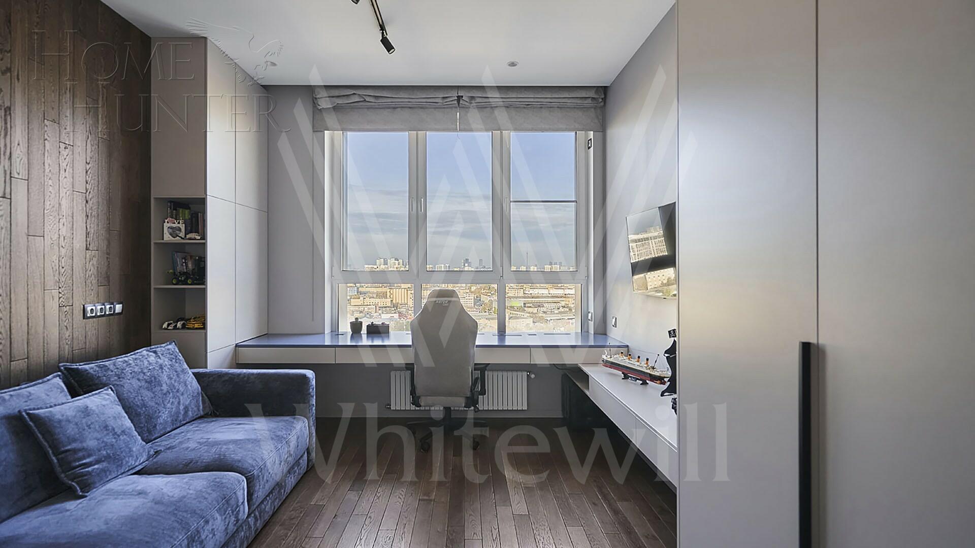 3-КОМН. КВАРТИРА С ОТДЕЛКОЙ 88 М² НА 23 ЭТАЖЕ