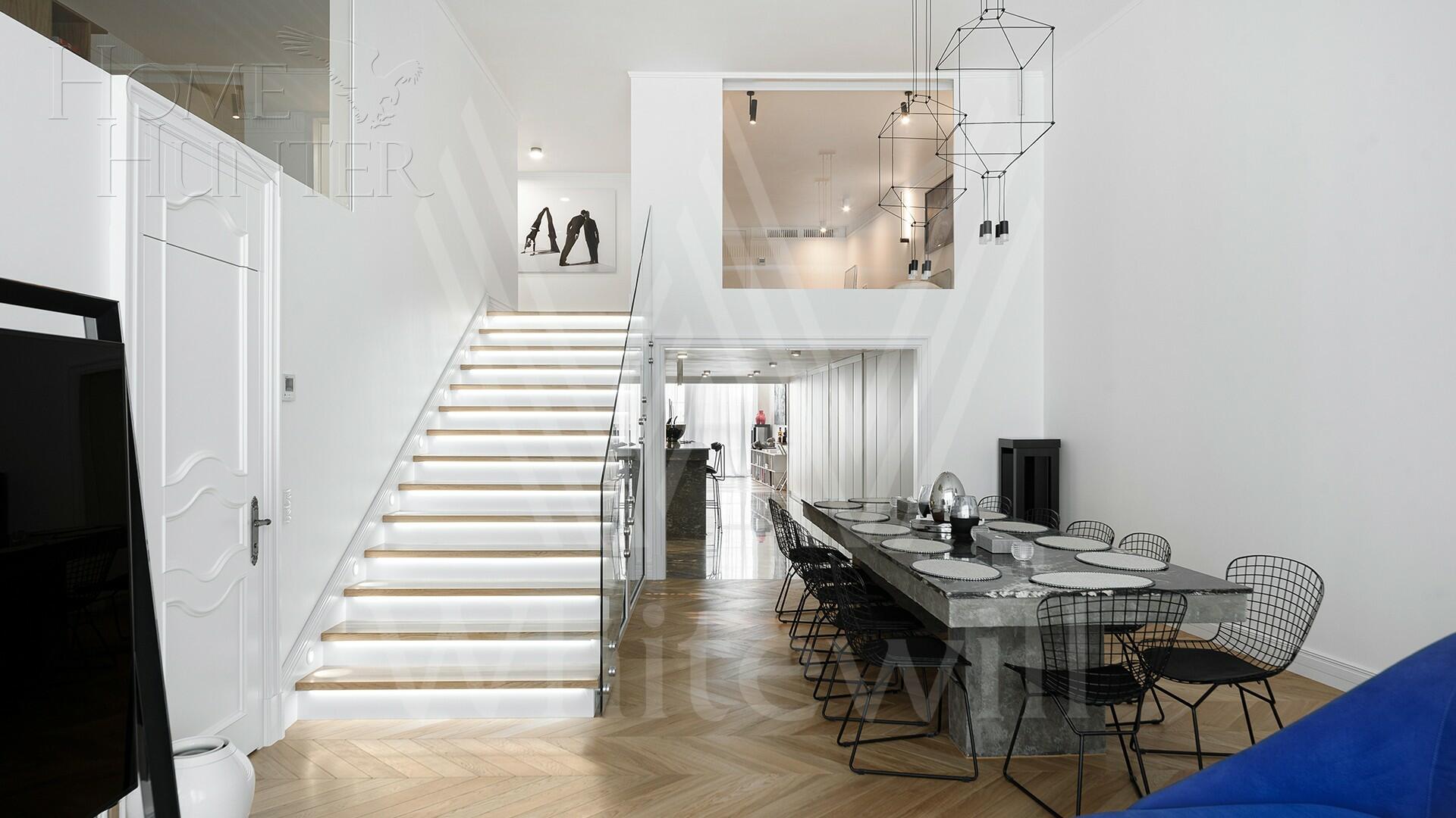 2-УРОВНЕВАЯ КВАРТИРА С ОТДЕЛКОЙ 380 М² НА 4 ЭТАЖЕ