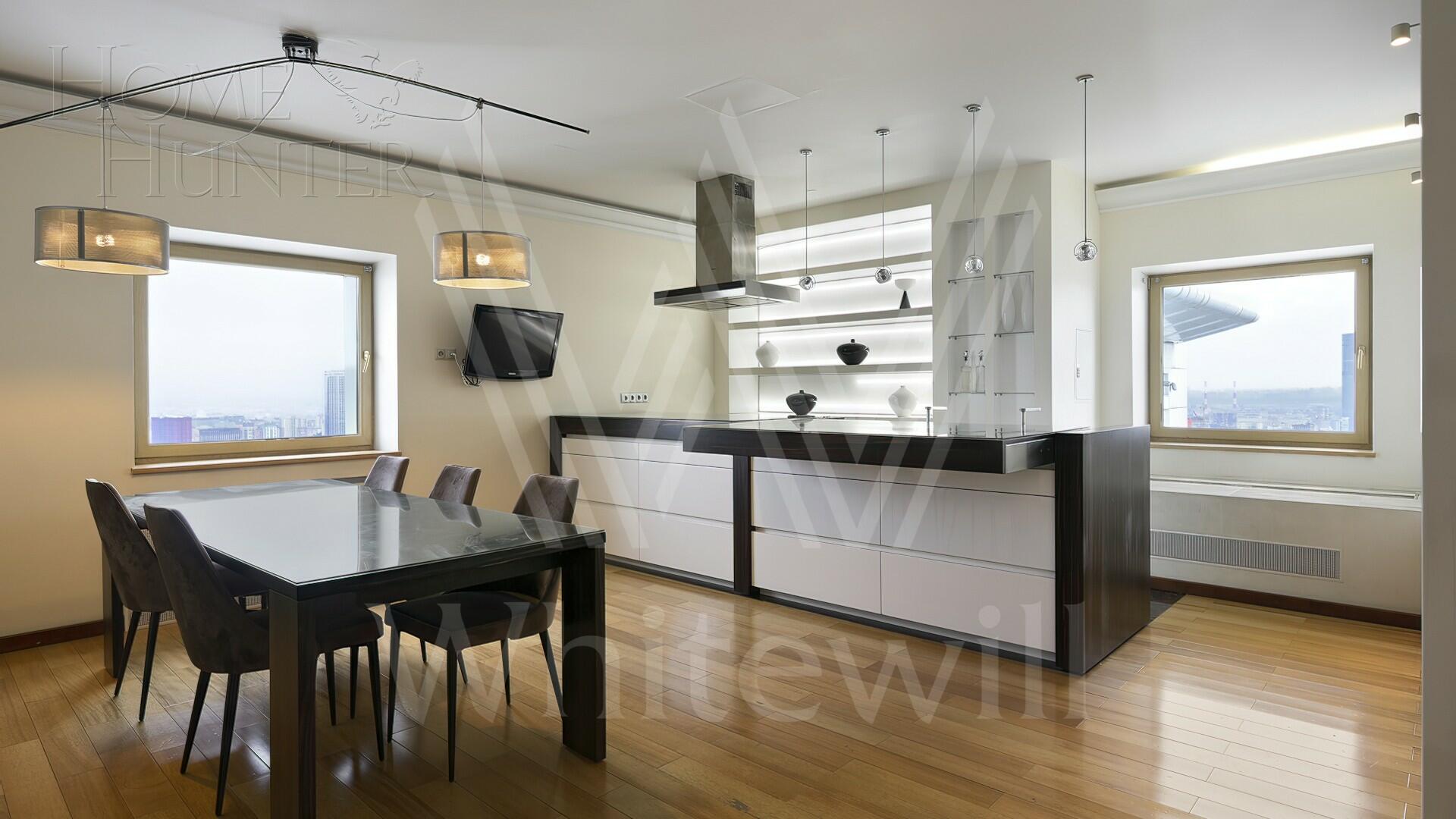 2-УРОВНЕВЫЙ ПЕНТХАУС С ОТДЕЛКОЙ 260 М² НА 38 ЭТАЖЕ