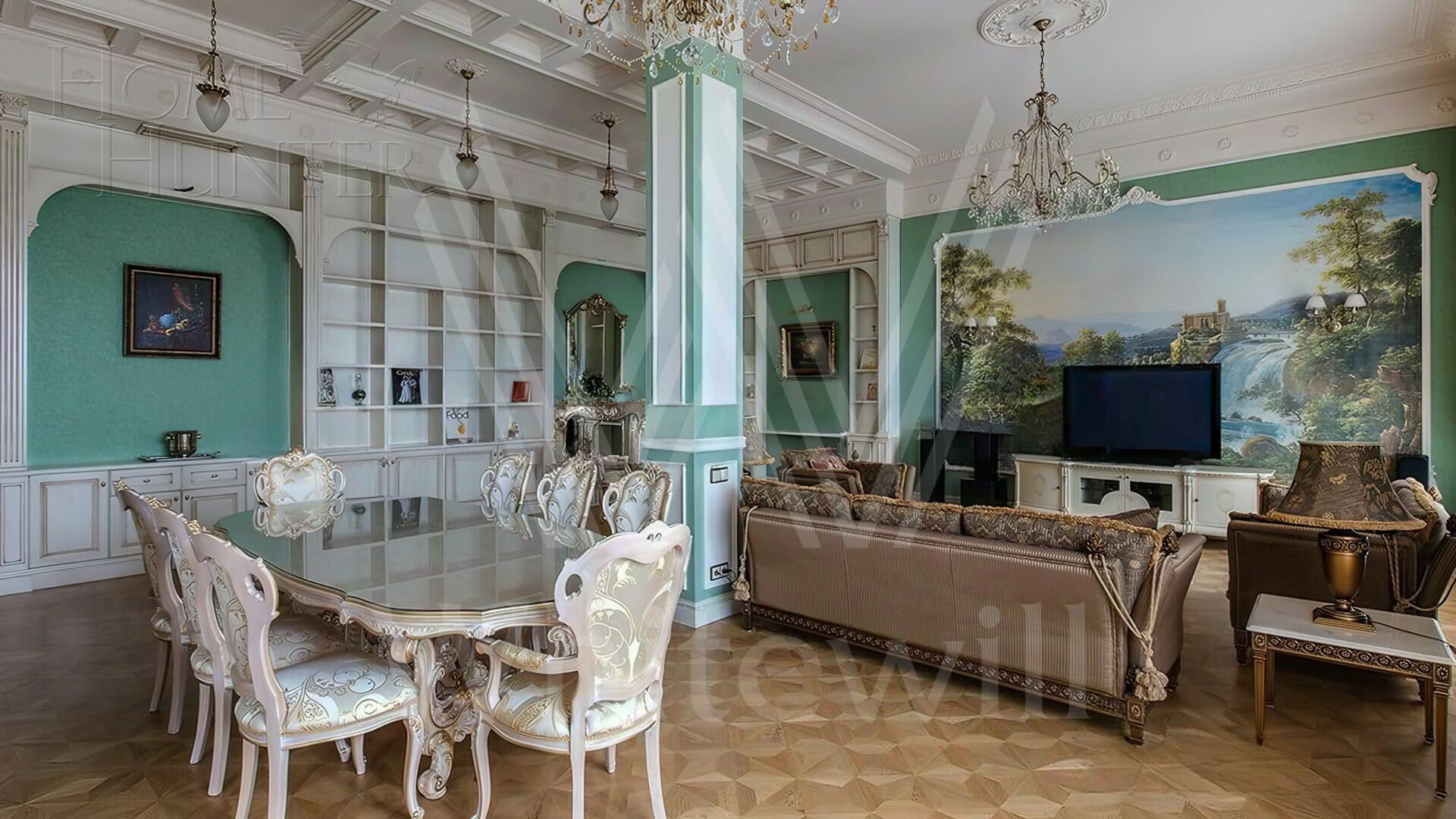 3-КОМН. ПЕНТХАУС С ОТДЕЛКОЙ 262 М² НА 22 ЭТАЖЕ