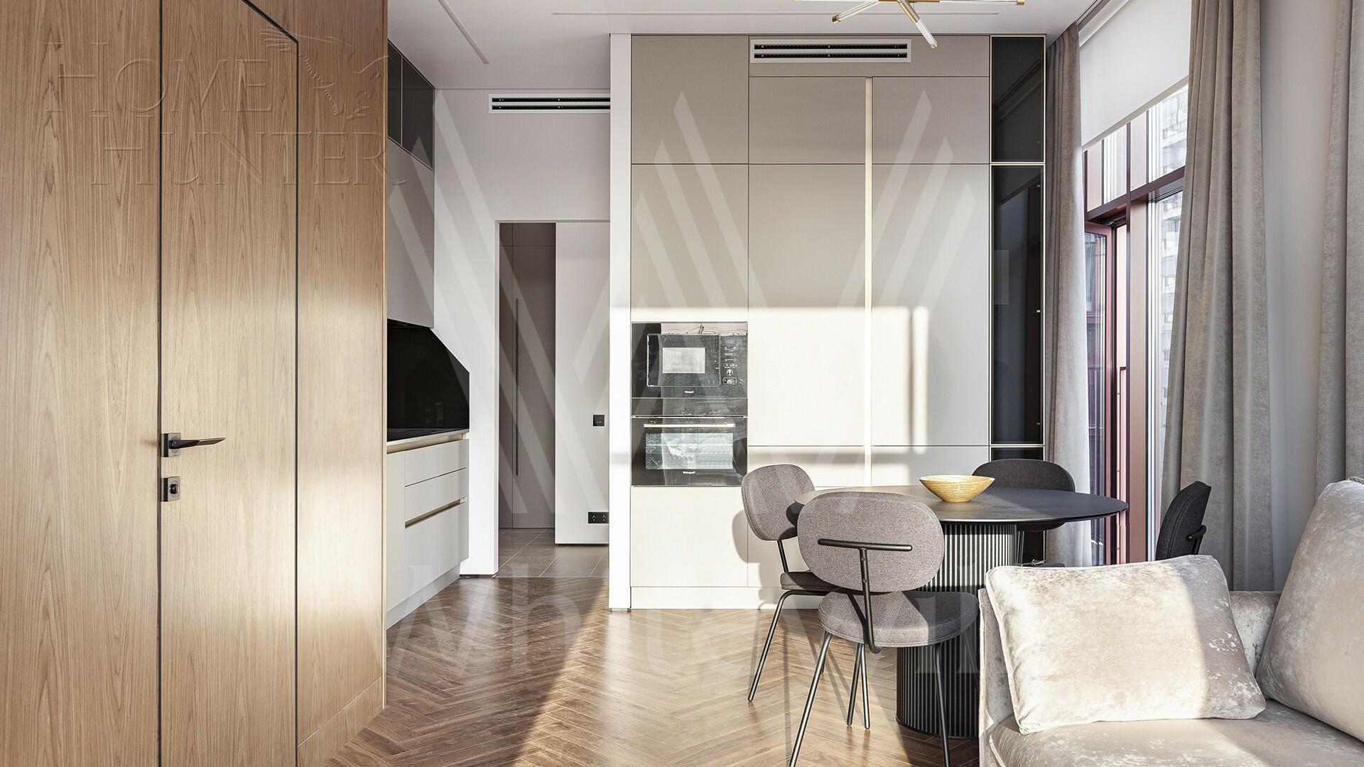 3-КОМН. АПАРТАМЕНТЫ С ОТДЕЛКОЙ 55.1 М² НА 8 ЭТАЖЕ