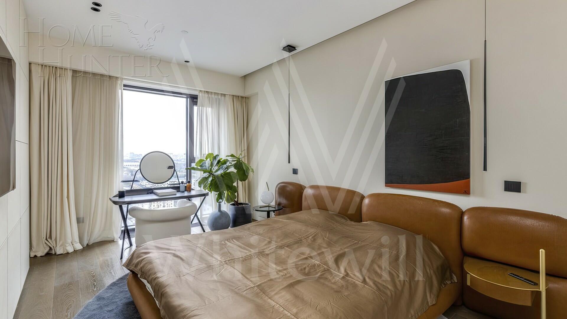 3-КОМН. АПАРТАМЕНТЫ С ОТДЕЛКОЙ 128.2 М² НА 18 ЭТАЖЕ