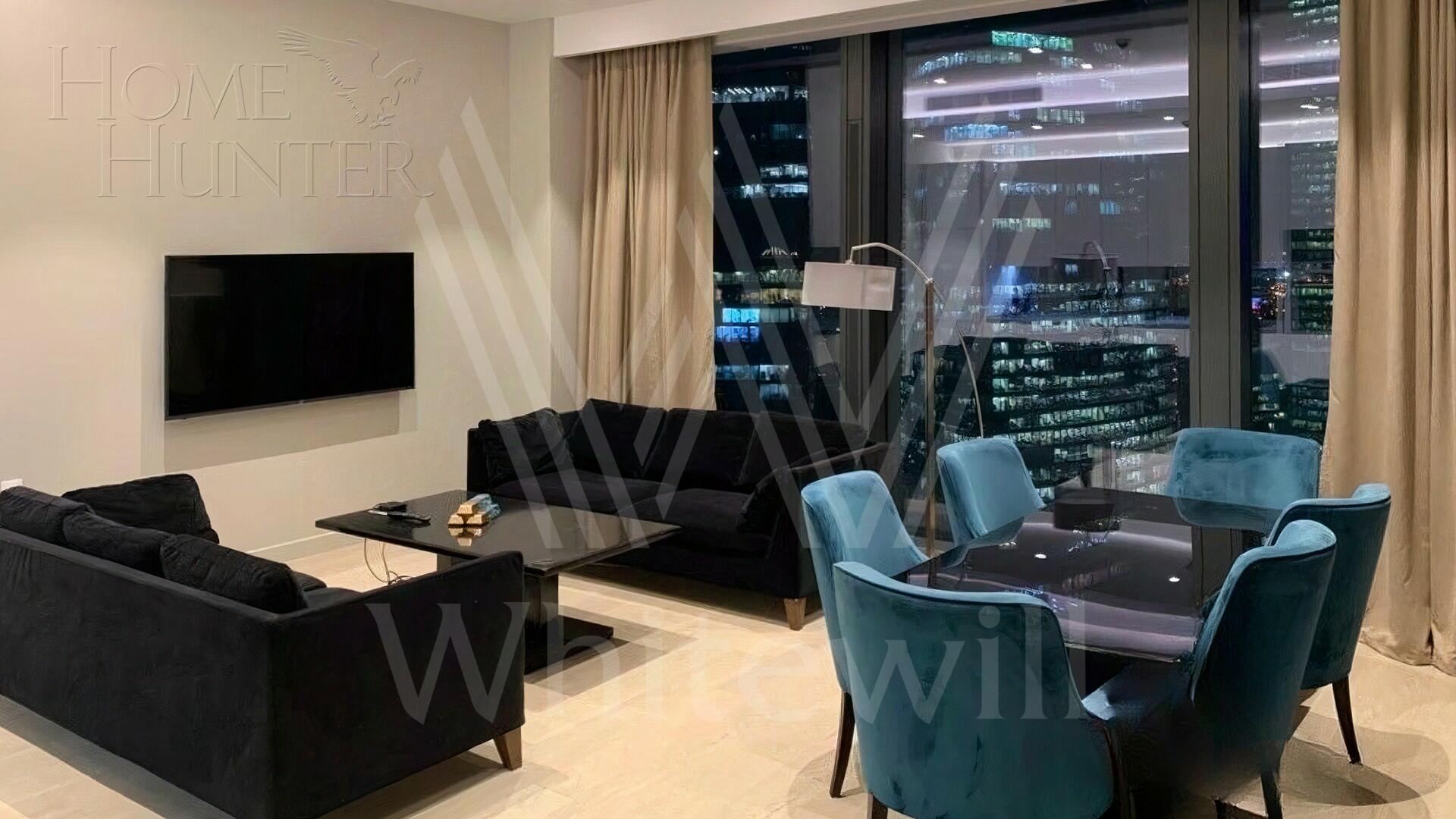 1-КОМН. АПАРТАМЕНТЫ С ОТДЕЛКОЙ 78 М² НА 30 ЭТАЖЕ