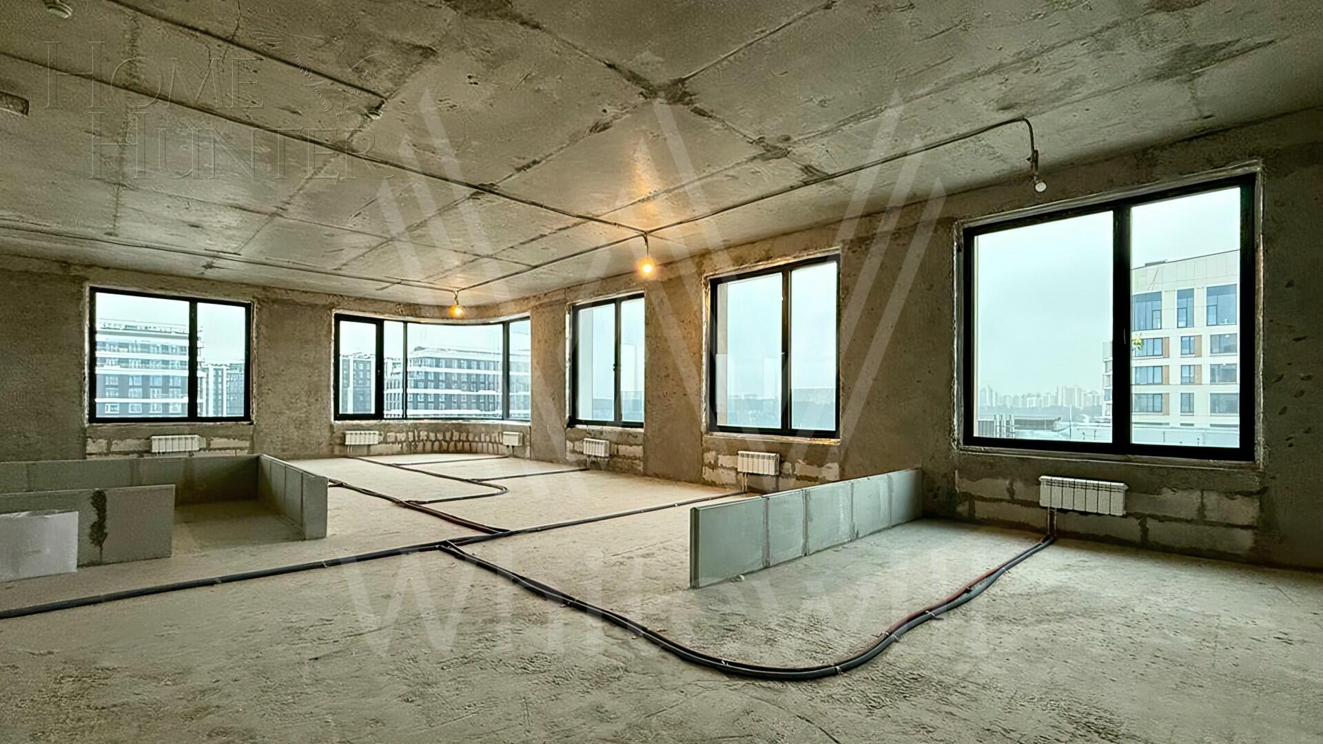 4-КОМН. КВАРТИРА БЕЗ ОТДЕЛКИ 131 М² НА 18 ЭТАЖЕ