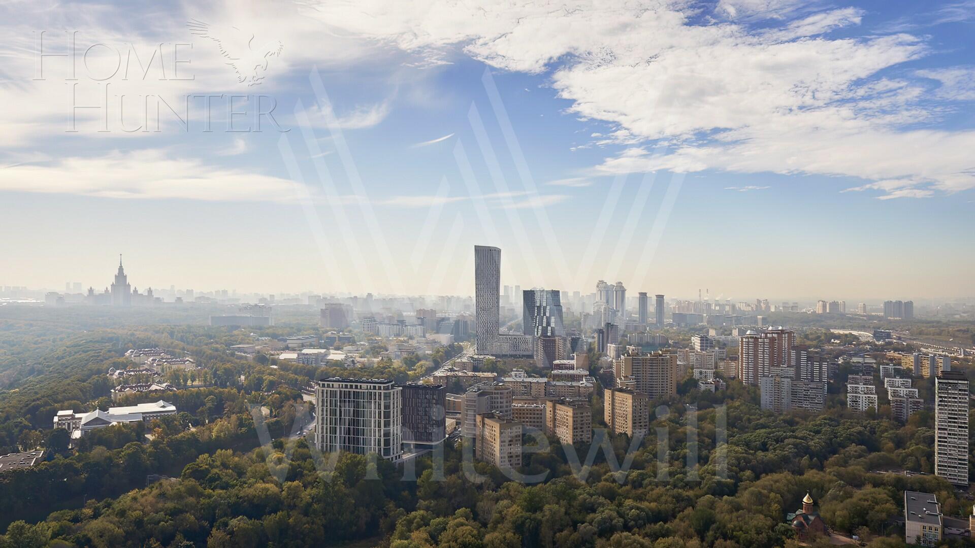 4-КОМН. КВАРТИРА БЕЗ ОТДЕЛКИ 165 М² НА 41 ЭТАЖЕ