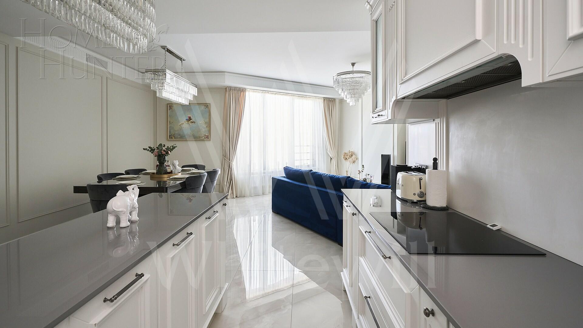 3-КОМН. АПАРТАМЕНТЫ С ОТДЕЛКОЙ 118 М² НА 9 ЭТАЖЕ