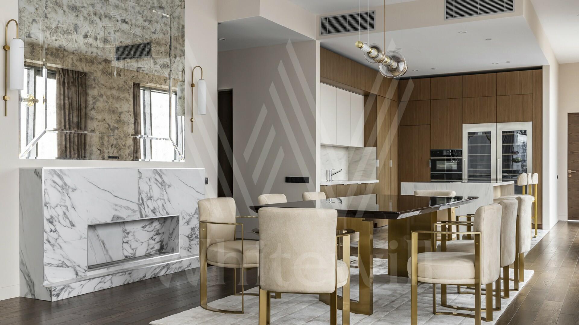 6-КОМН. ПЕНТХАУС С ОТДЕЛКОЙ 400 М² НА 20 ЭТАЖЕ