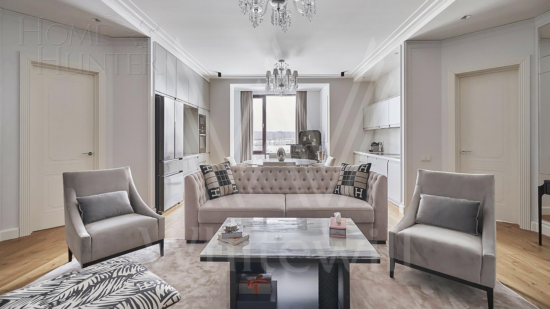 4-КОМН. КВАРТИРА С ОТДЕЛКОЙ 134 М² НА 6 ЭТАЖЕ