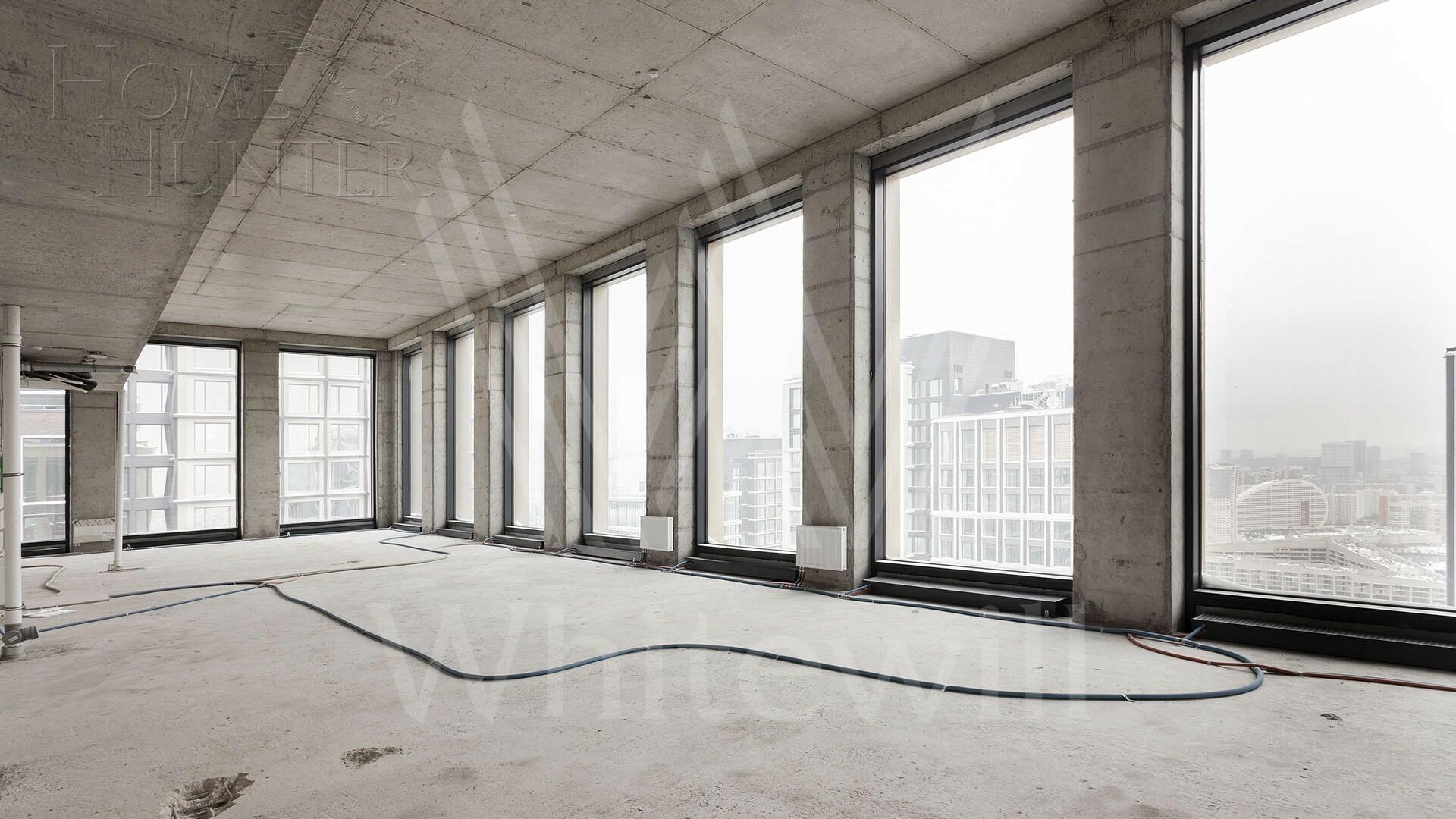 5-КОМН. ПЕНТХАУС БЕЗ ОТДЕЛКИ 187.2 М² НА 37 ЭТАЖЕ