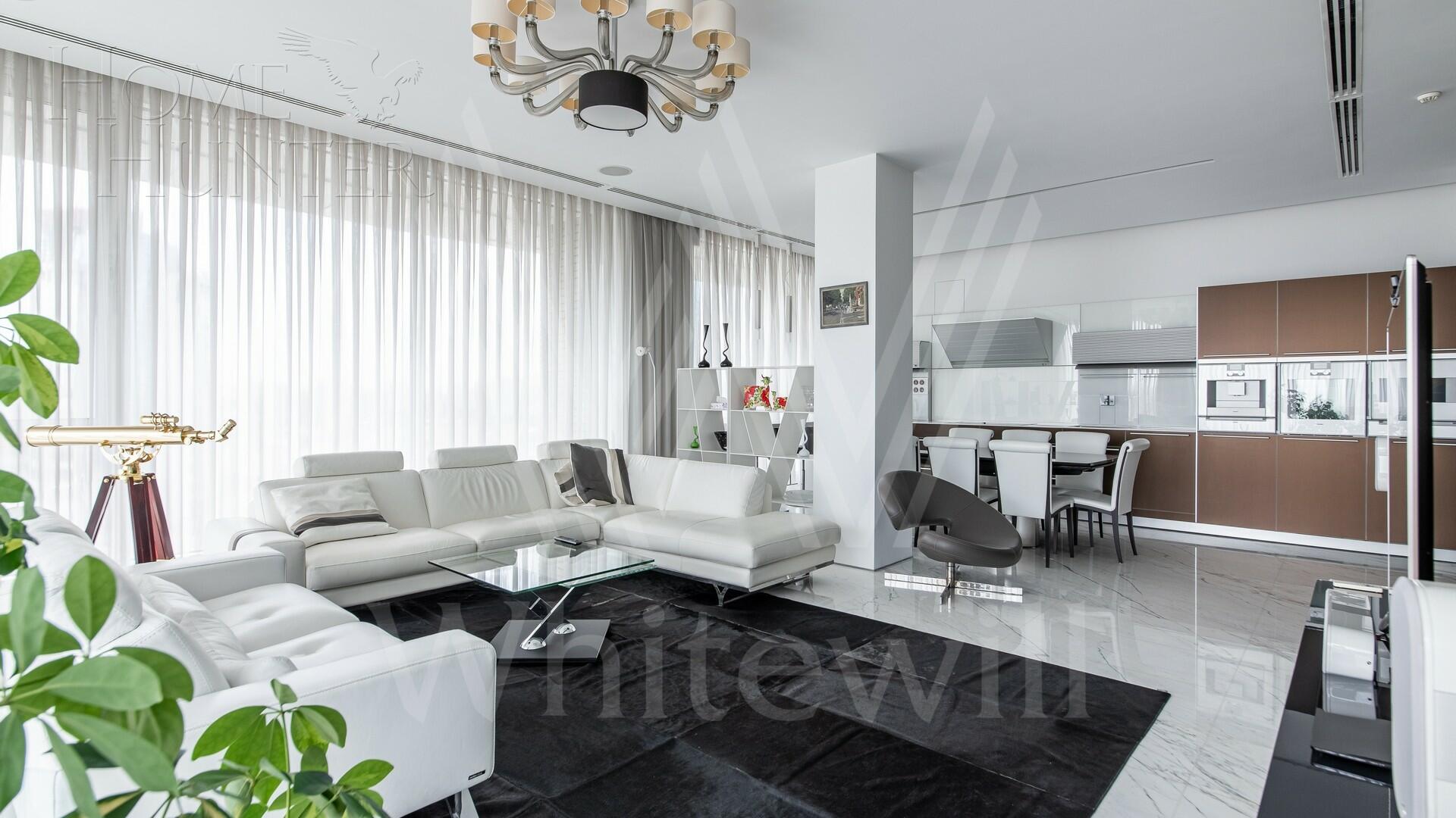 2-УРОВНЕВЫЙ ПЕНТХАУС С ОТДЕЛКОЙ 220 М² НА 14 ЭТАЖЕ