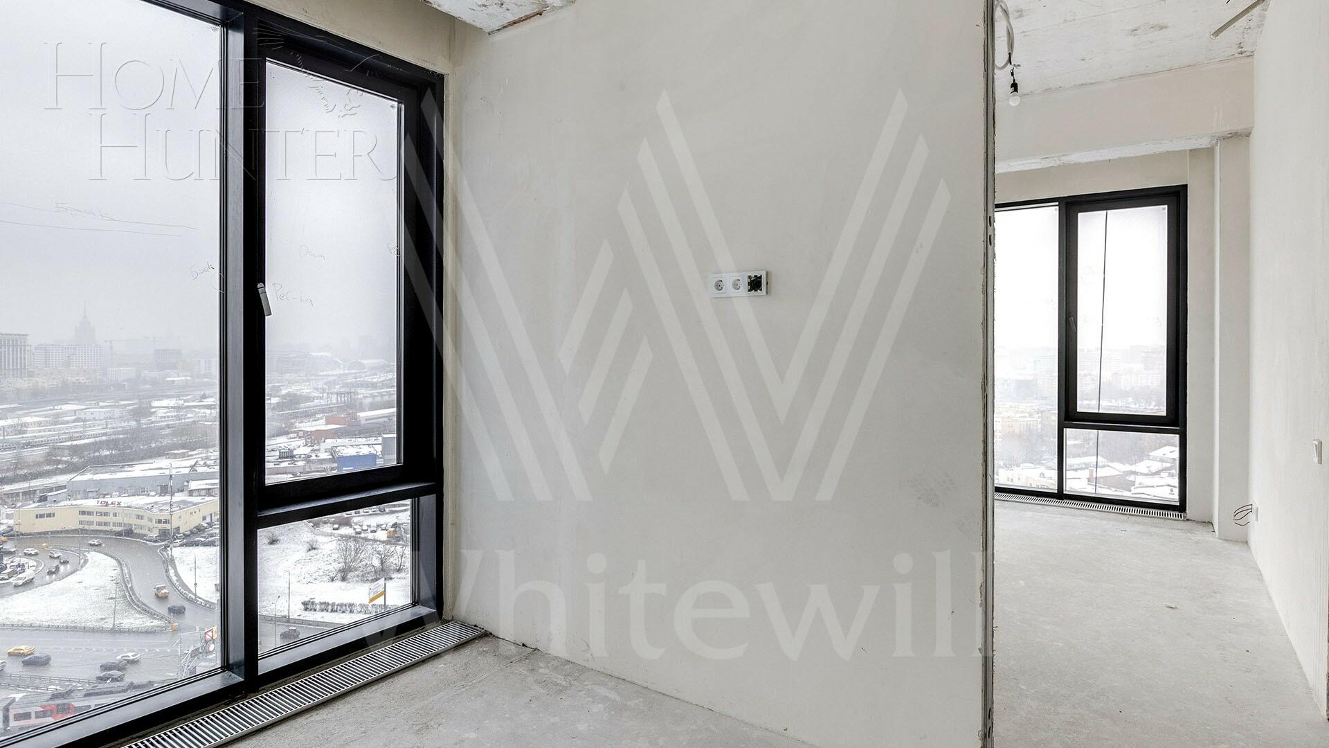 3-КОМН. КВАРТИРА БЕЗ ОТДЕЛКИ 68 М² НА 17 ЭТАЖЕ