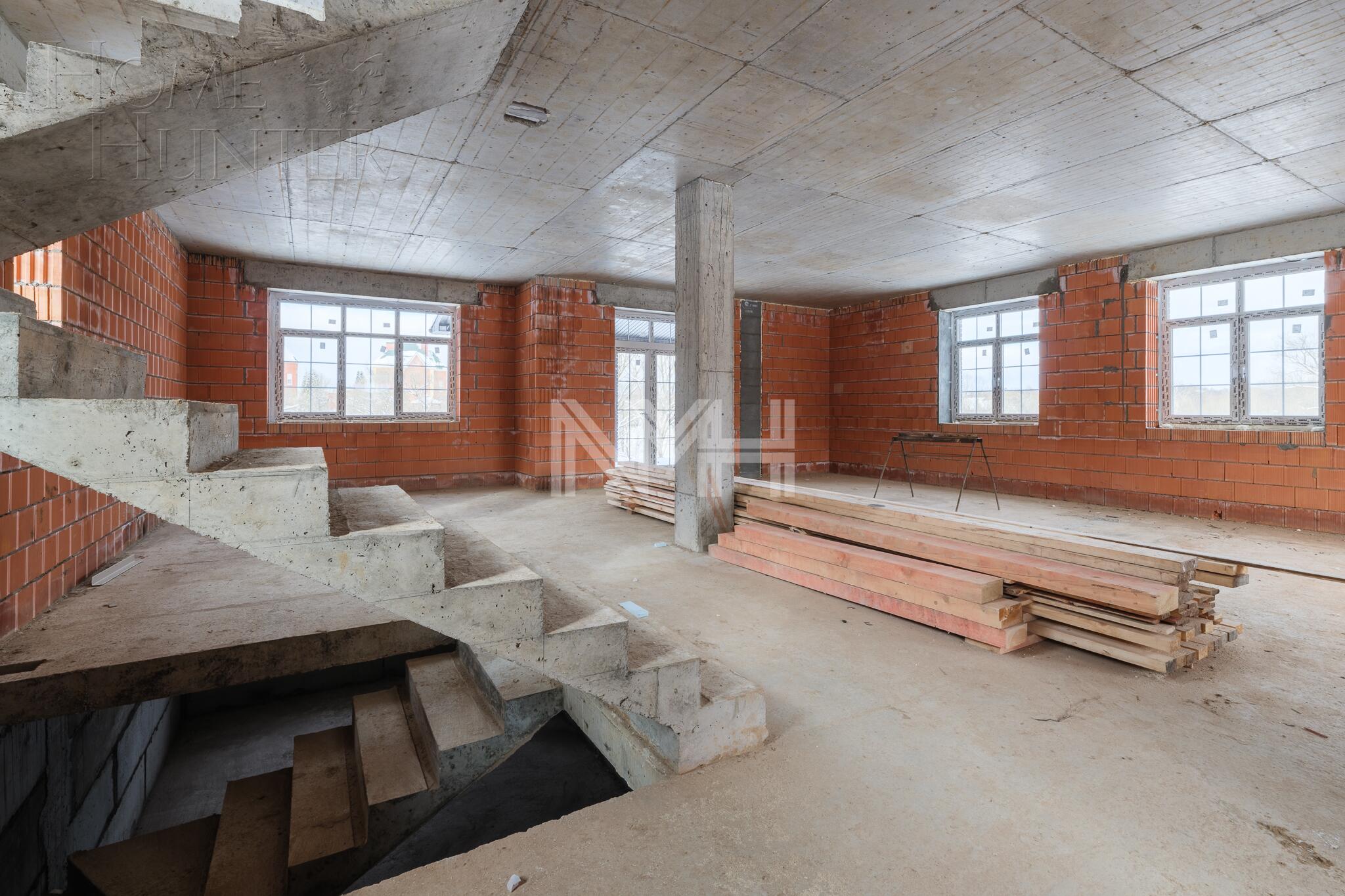 2-этажный коттедж 418 м² без отделки