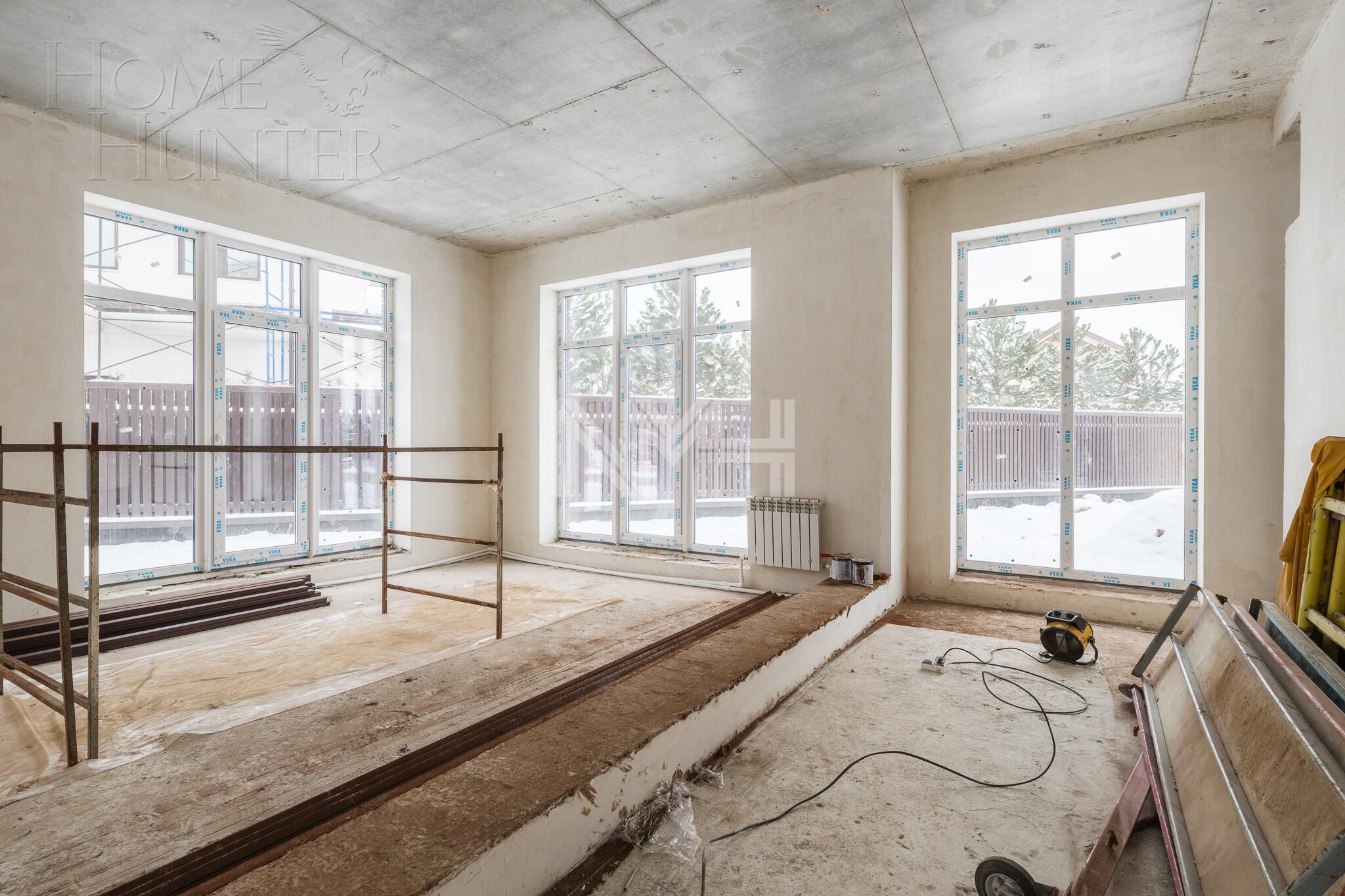 2-этажный коттедж 220 м² без отделки