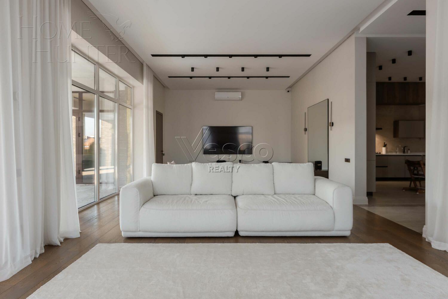 1-этажный коттедж 350 м² с отделкой