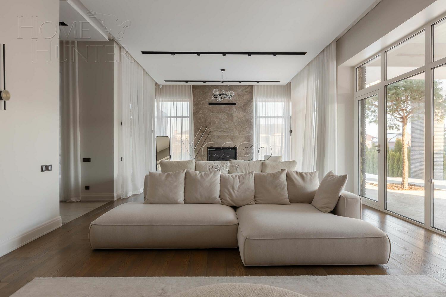 1-этажный коттедж 350 м² с отделкой