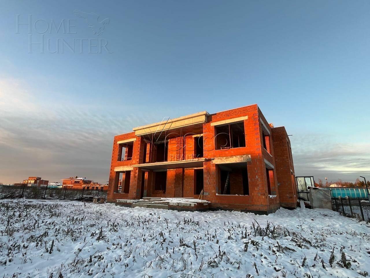 2-этажный коттедж 615 м² без отделки