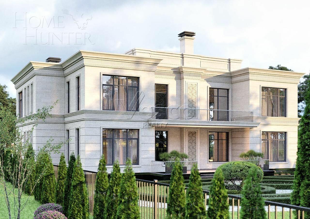 2-этажный коттедж 615 м² без отделки