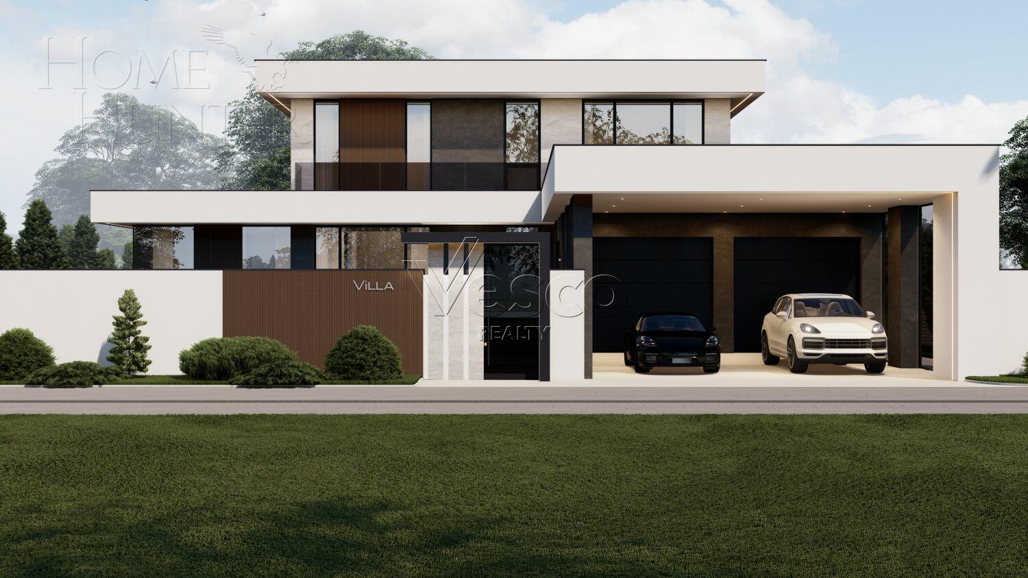 2-этажный коттедж 505 м² с отделкой