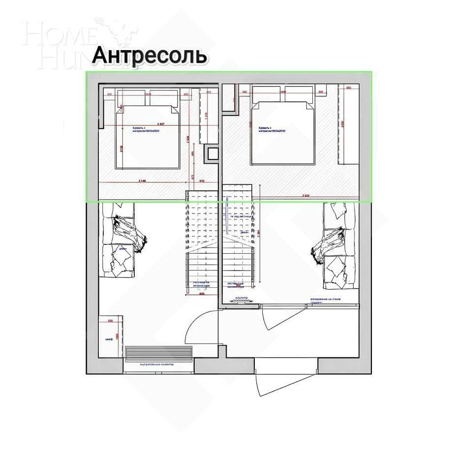 2-УРОВНЕВЫЕ АПАРТАМЕНТЫ С ОТДЕЛКОЙ 57.5 М² НА 1 ЭТАЖЕ
