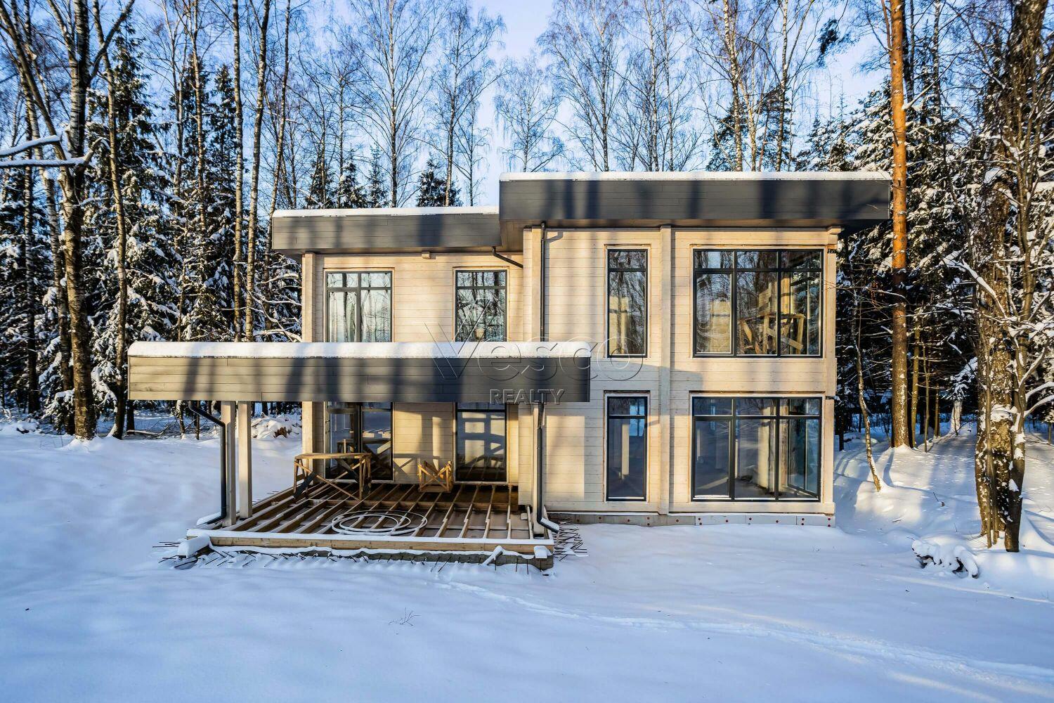 2-этажный коттедж 381 м² без отделки