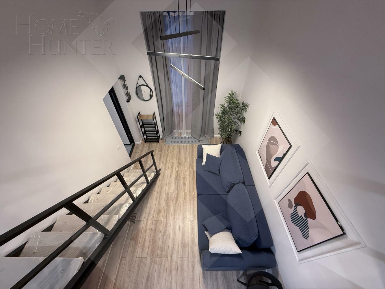 2-УРОВНЕВЫЕ АПАРТАМЕНТЫ С ОТДЕЛКОЙ 57.5 М² НА 1 ЭТАЖЕ