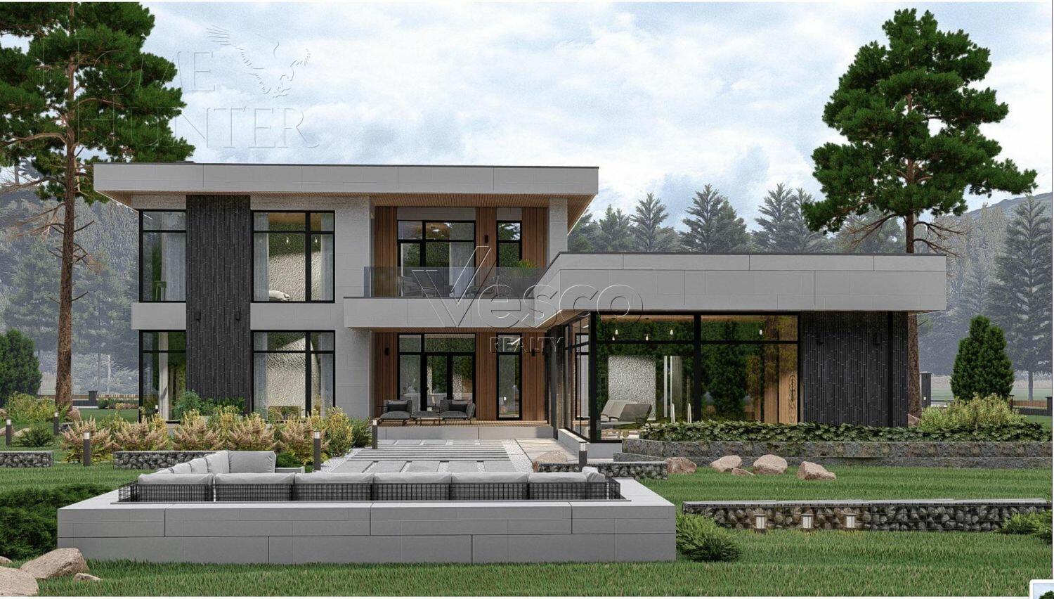 2-этажный коттедж 580 м² без отделки