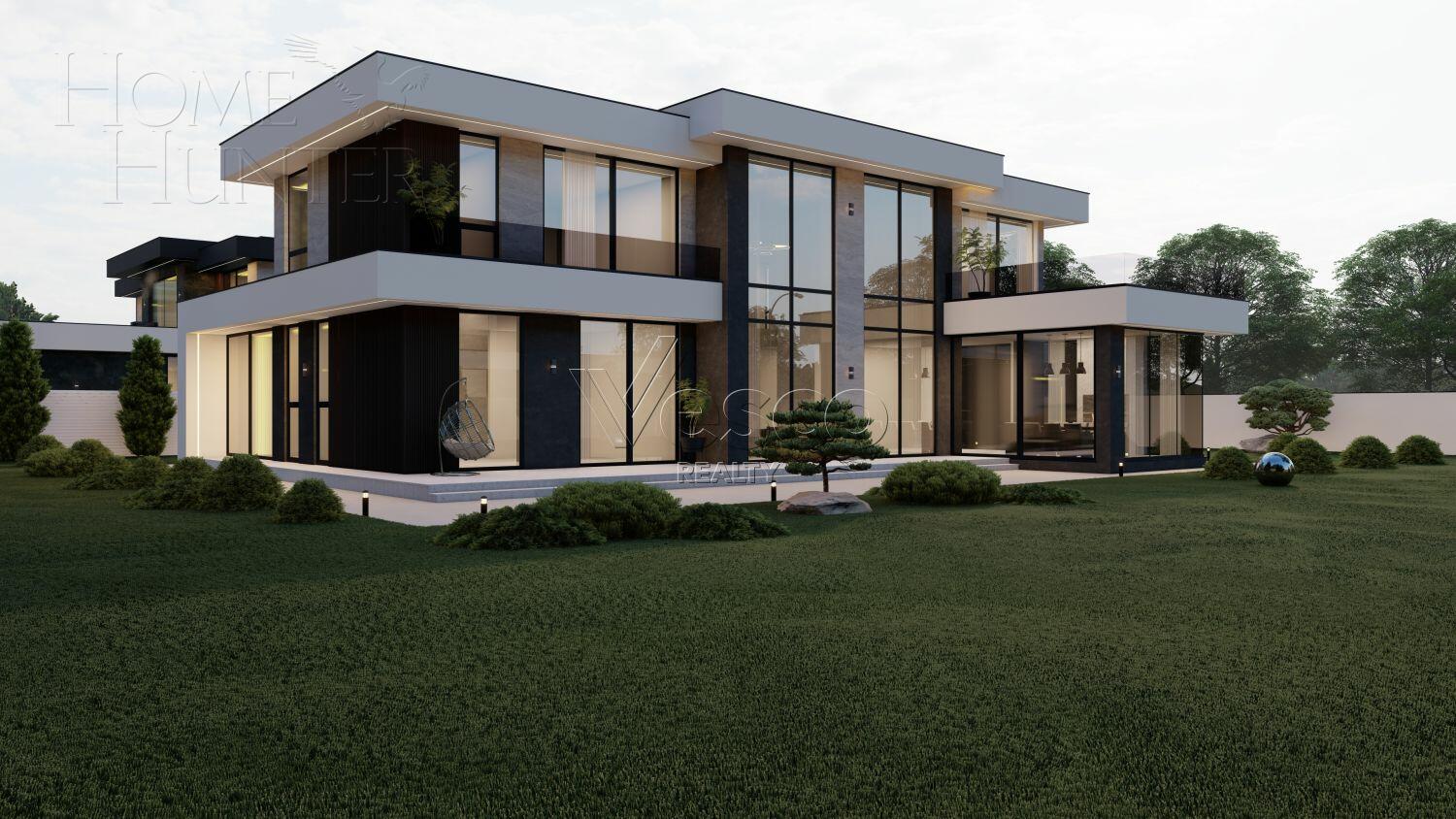 2-этажный коттедж 621 м² без отделки